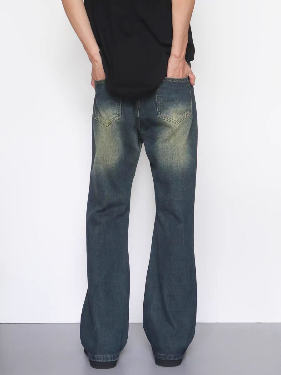 Japanese Brand × Jean High street washed and spliced micro flare jeans Size US 34 / EU 50 - 5 Thumbnail