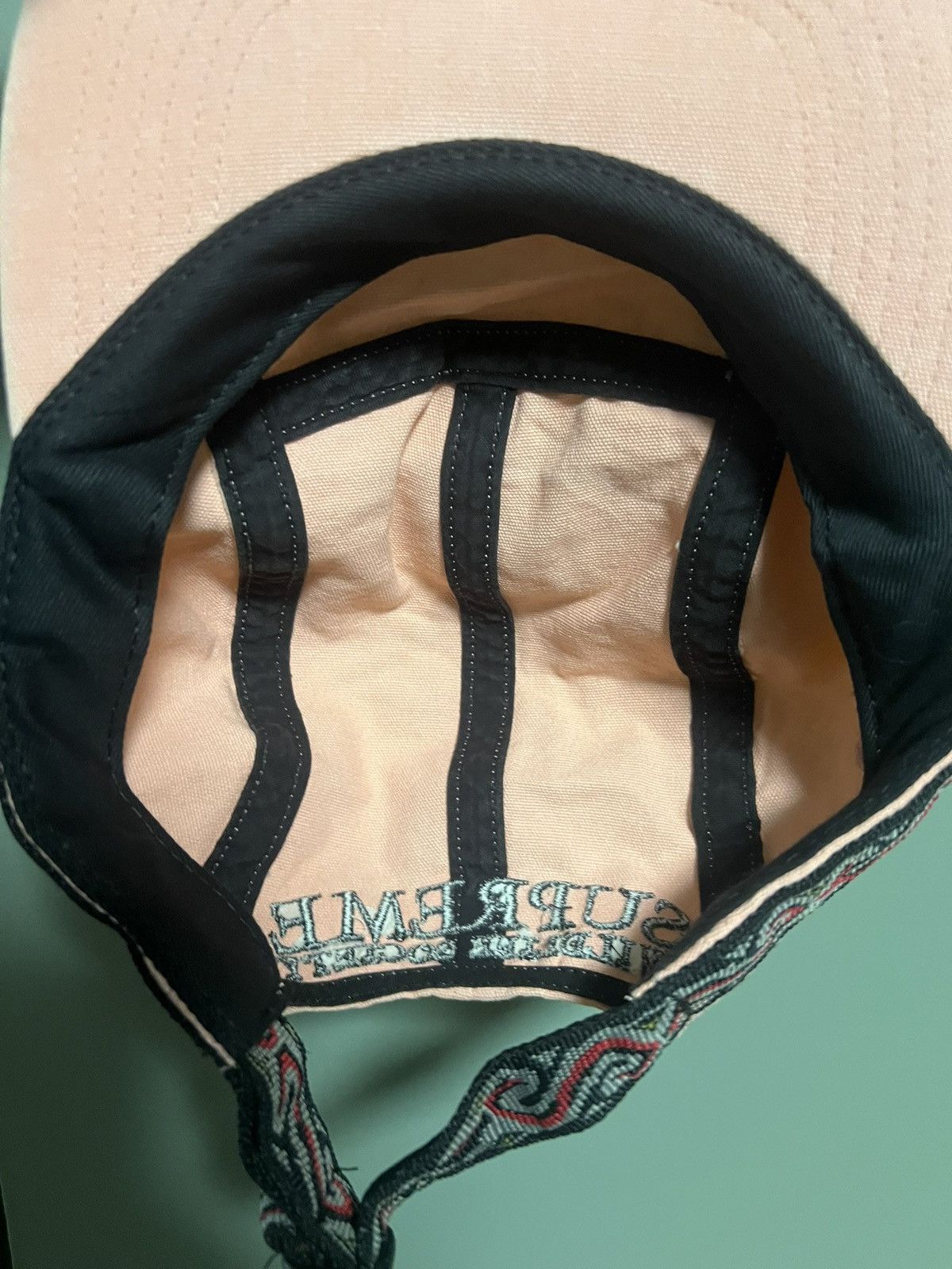 Supreme Supreme Wildlife Taping Camp Cap Pink Size ONE SIZE - 4 Thumbnail