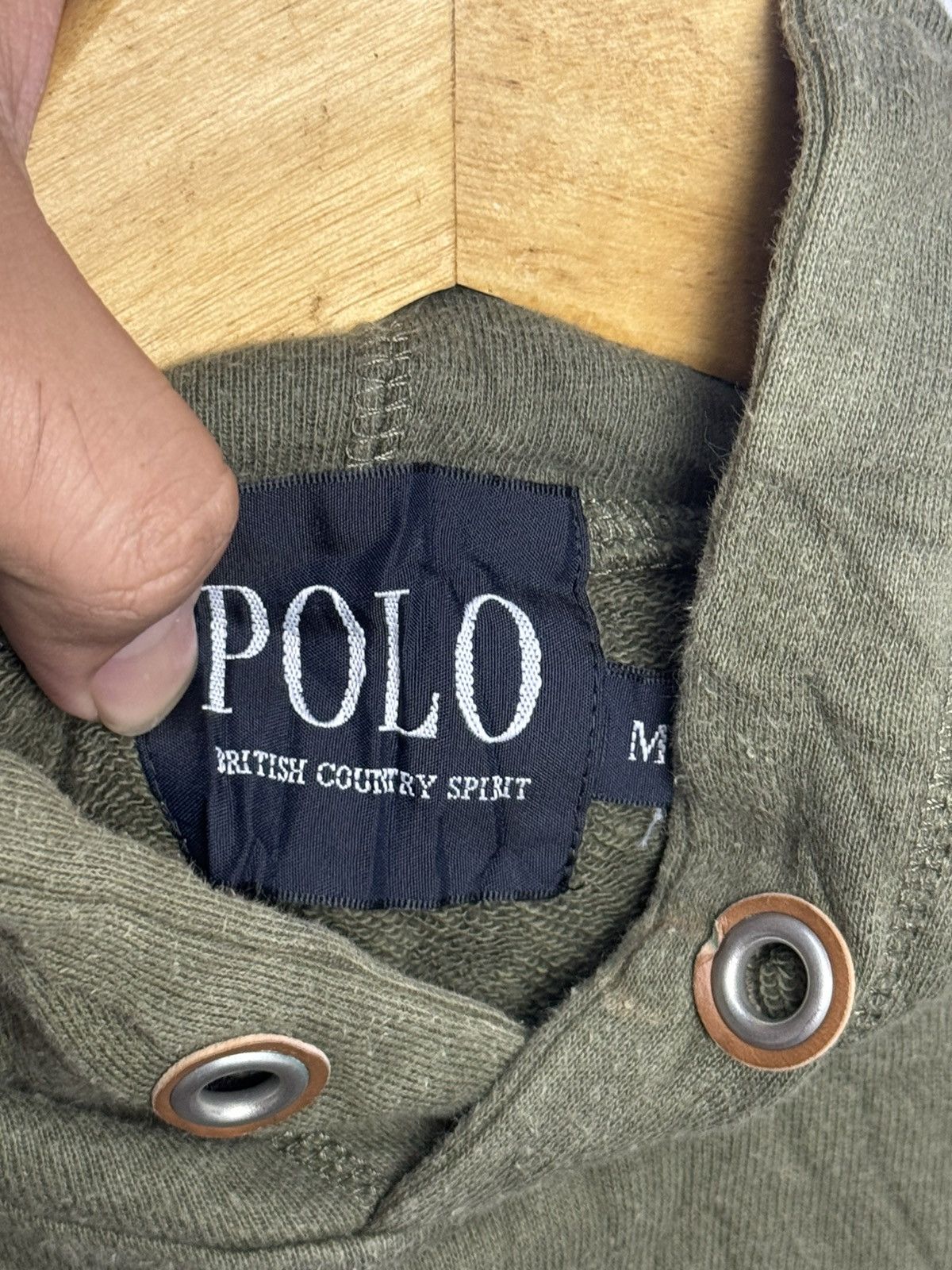 If Six Was Nine × Japanese Brand × Polo Ralph Lauren Polo British England Hoodie Size US M / EU 48-50 / 2 - 5 Thumbnail