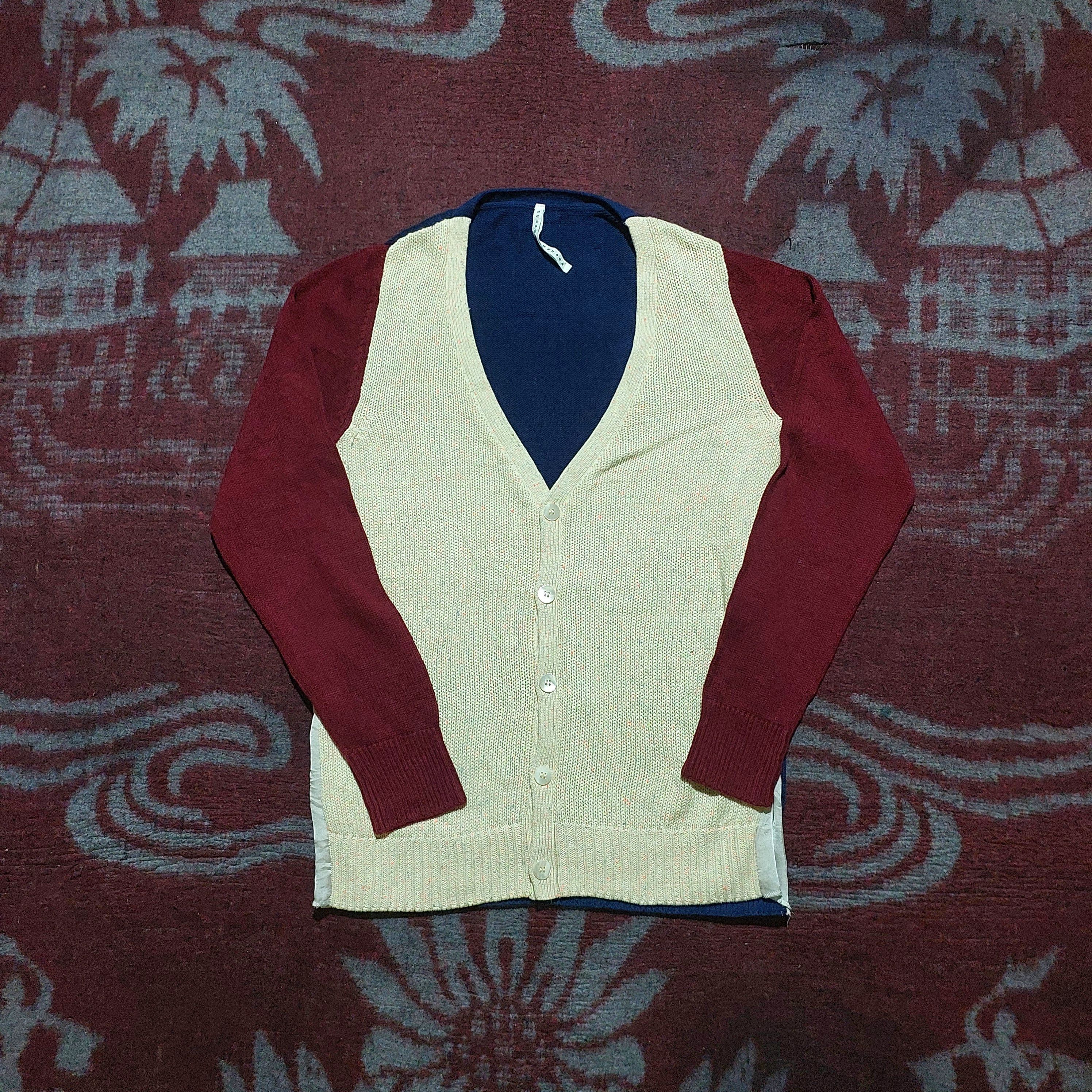 Issey Miyake SunaoKuwahara issey miyake color block cardigan Size US M / EU 48-50 / 2 - 1 Thumbnail