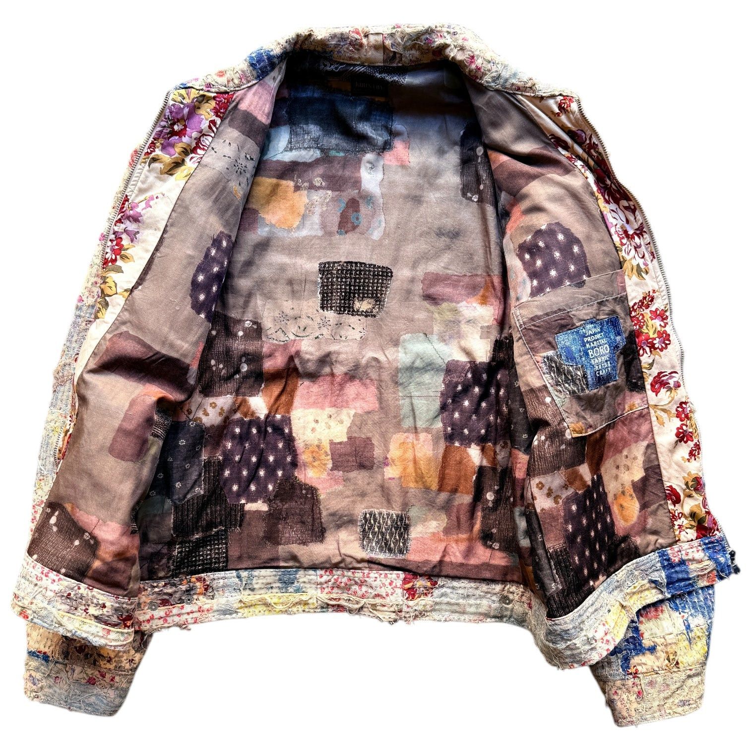 Kapital Kountry Champetre Boro Zip Up Jacket (Virgin Maria) Size US M / EU 48-50 / 2 - 3 Thumbnail