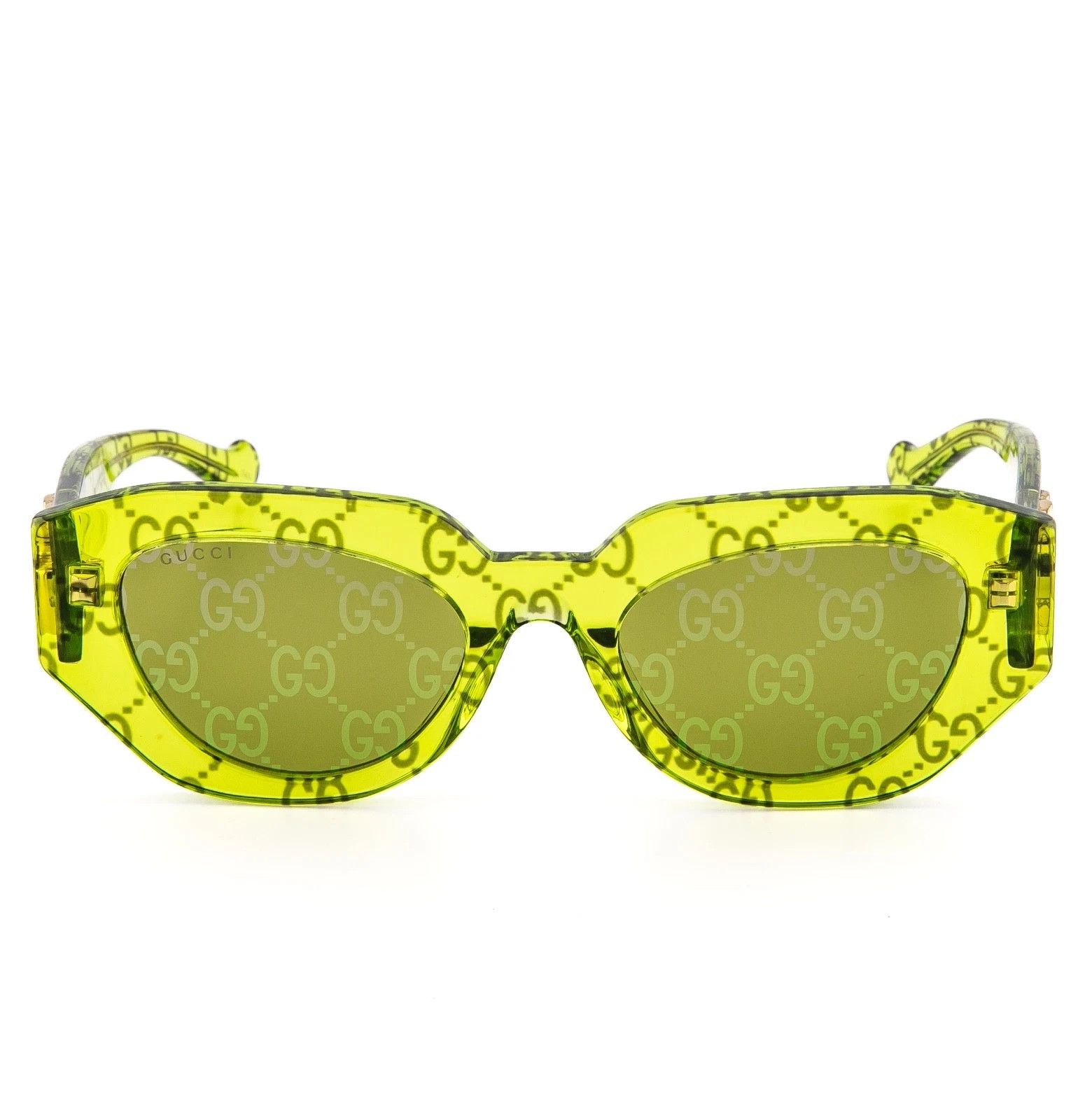 Gucci GUCCI 1421 Crystal Green GUCCISSIMA Gg1421S Sunglasses 007 Size ONE SIZE - 5 Thumbnail