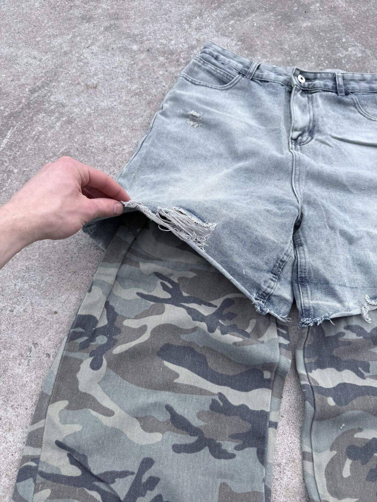Other Vintage Y2K avantgarde streetwear oversized wide track jeans Size US 32 / EU 48 - 8 Thumbnail