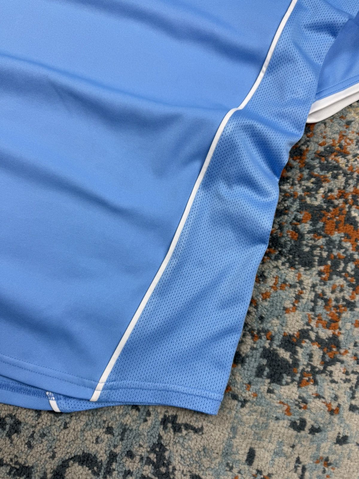 Nike × Vintage Vintage Y2K Nike soccer football blokecore jersey baby blue Size US XL / EU 56 / 4 - 12 Thumbnail