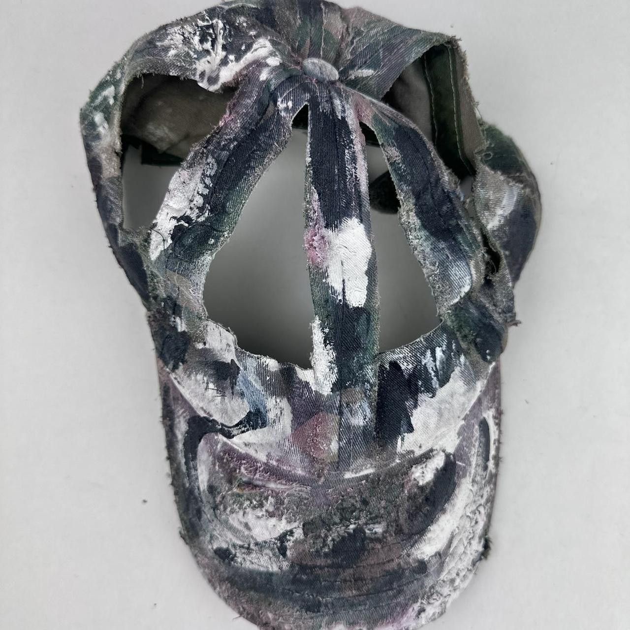 Other ASTROBOI* 'MM6' Brown & White Deconstructed Camouflage Hat Size ONE SIZE - 1 Thumbnail