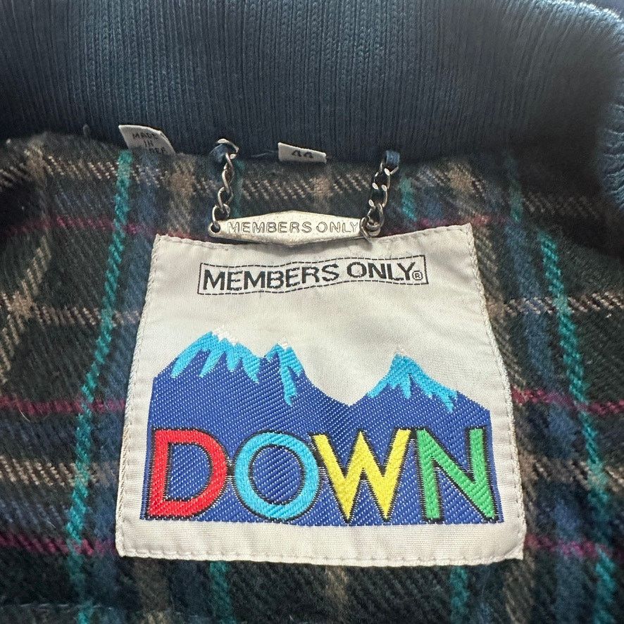 Members Only Vintage Members Only blue down filled puffer jacket size XL Size US XL / EU 56 / 4 - 7 Thumbnail