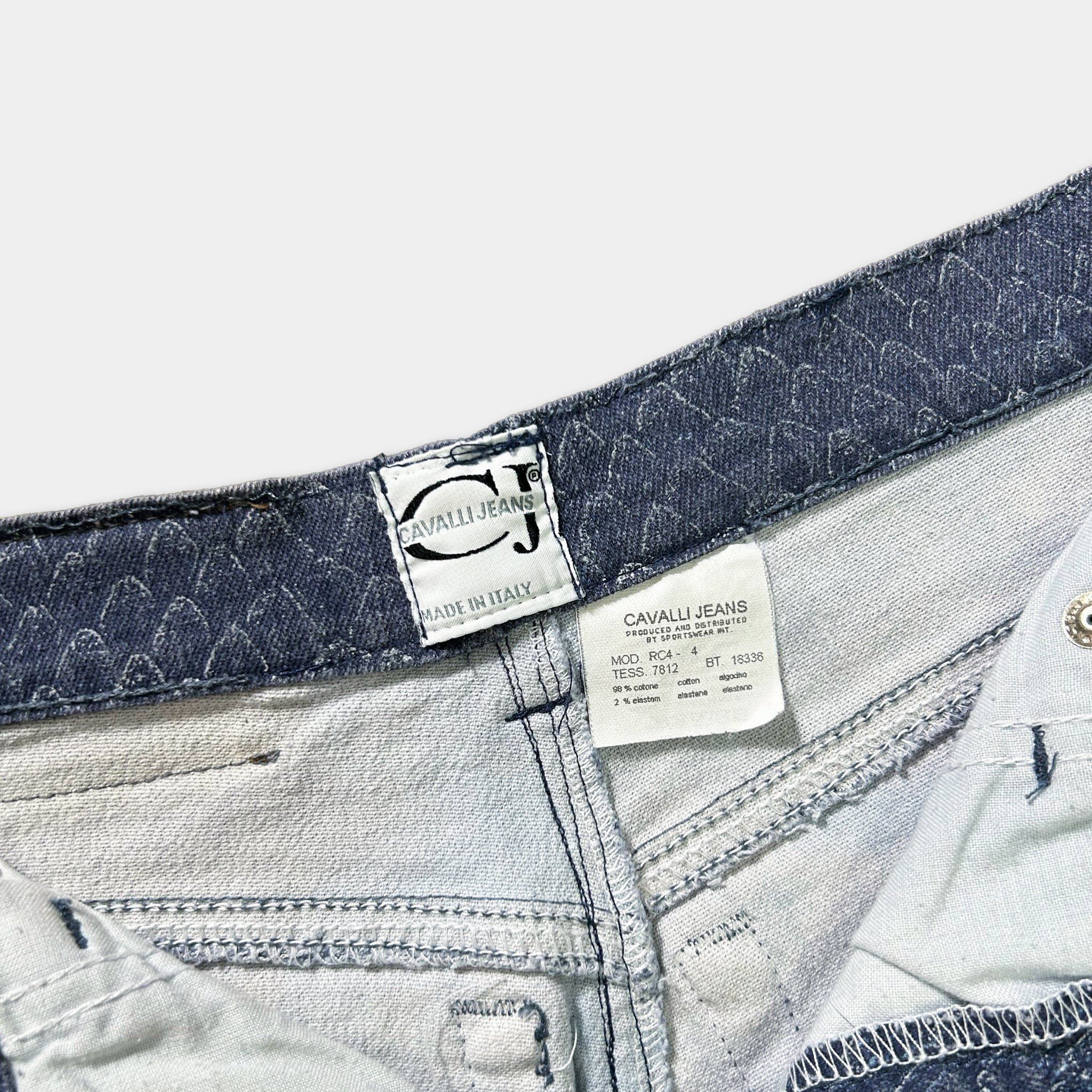 Roberto Cavalli Cavalli Jeans 00's Denim Print Jeans Size US 28 / EU 44 - 6 Thumbnail