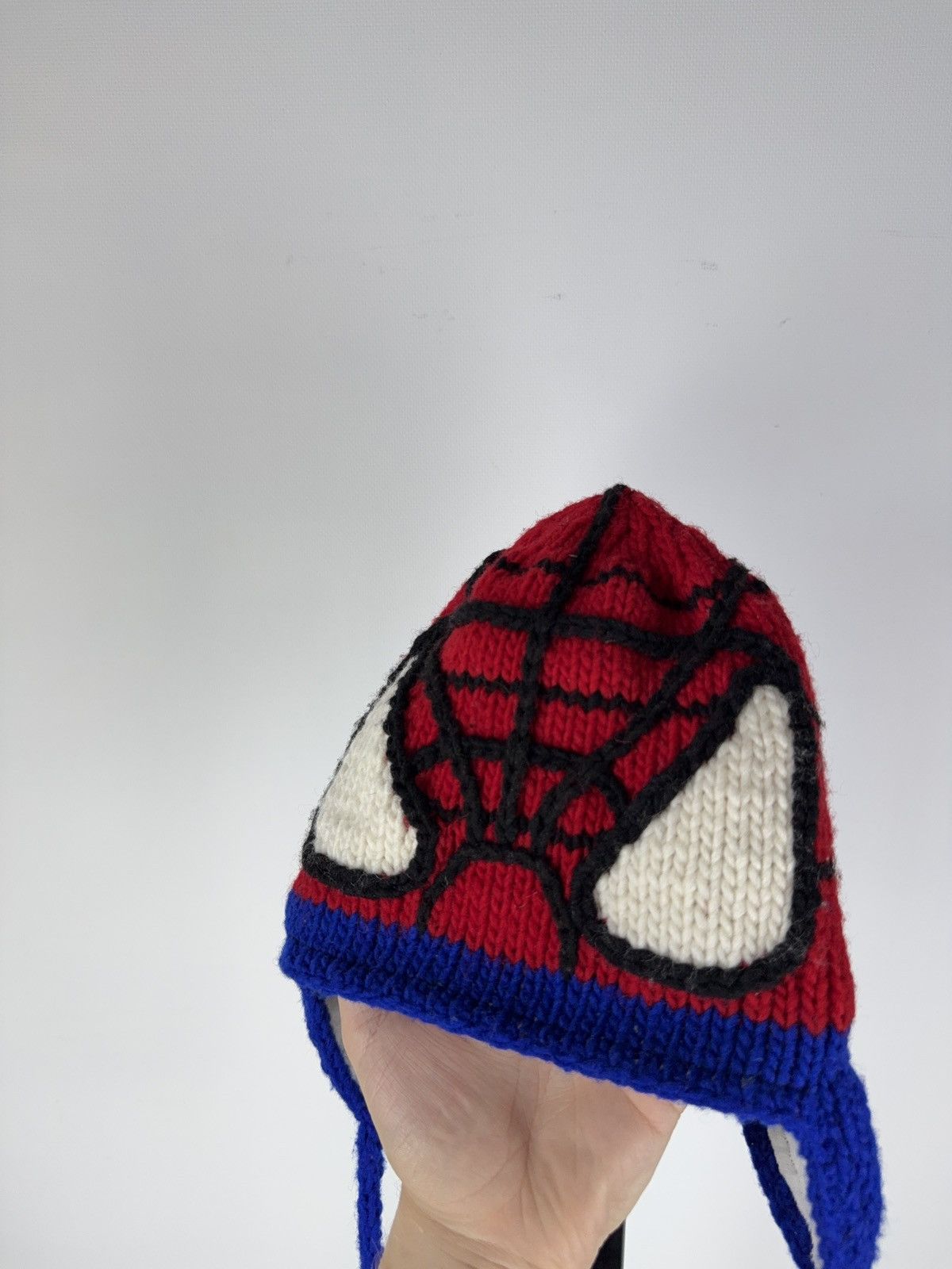 Japanese Brand × Marvel Comics × Vintage Vintage 90s THE AMAZING SPIDERMAN BEANIE Trapper Y2K HATS Size ONE SIZE - 2 Thumbnail