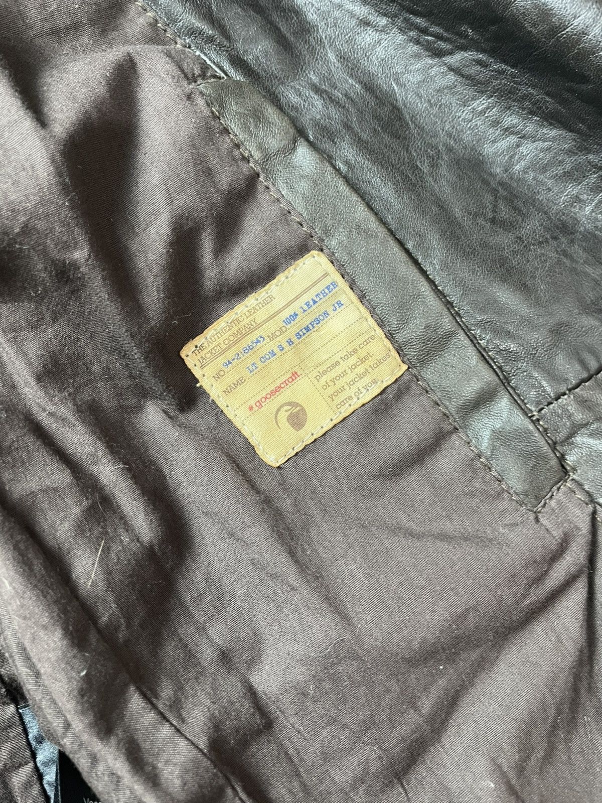 GOOSECRAFT VERY RARE Goosecraft Vintage Faded Real Leather Biker Jacket Size US M / EU 48-50 / 2 - 5 Thumbnail
