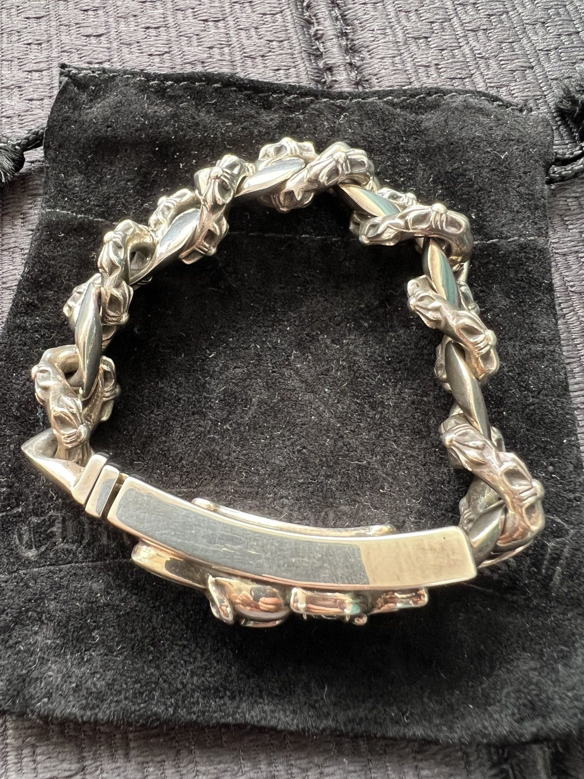 Chrome Hearts Chrome Hearts dragger hearts bracelet Size ONE SIZE - 6 Thumbnail
