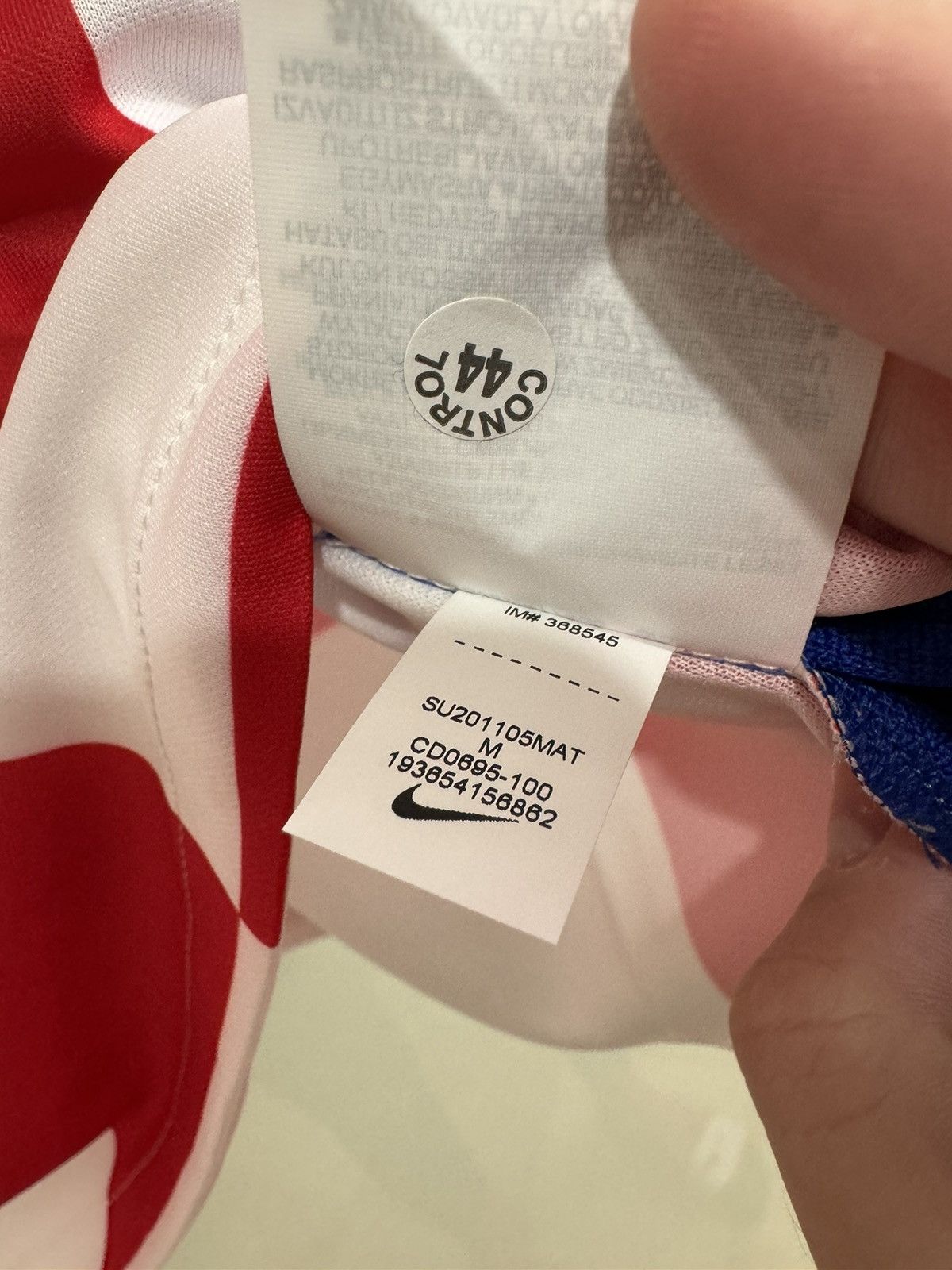 Nike Croatia Euro 2020-2021 Home Soccer Jersey Football Kit Shirt Size US M / EU 48-50 / 2 - 10 Thumbnail
