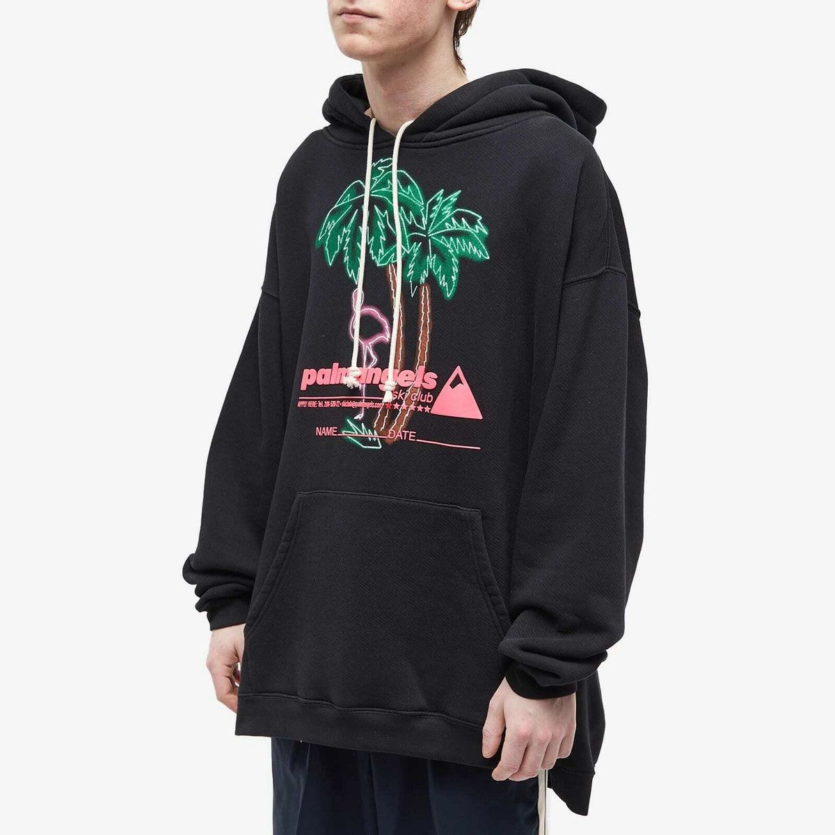 Palm Angels o1y0325 Logo Hoodie in Black Size US S / EU 44-46 / 1 - 3 Thumbnail