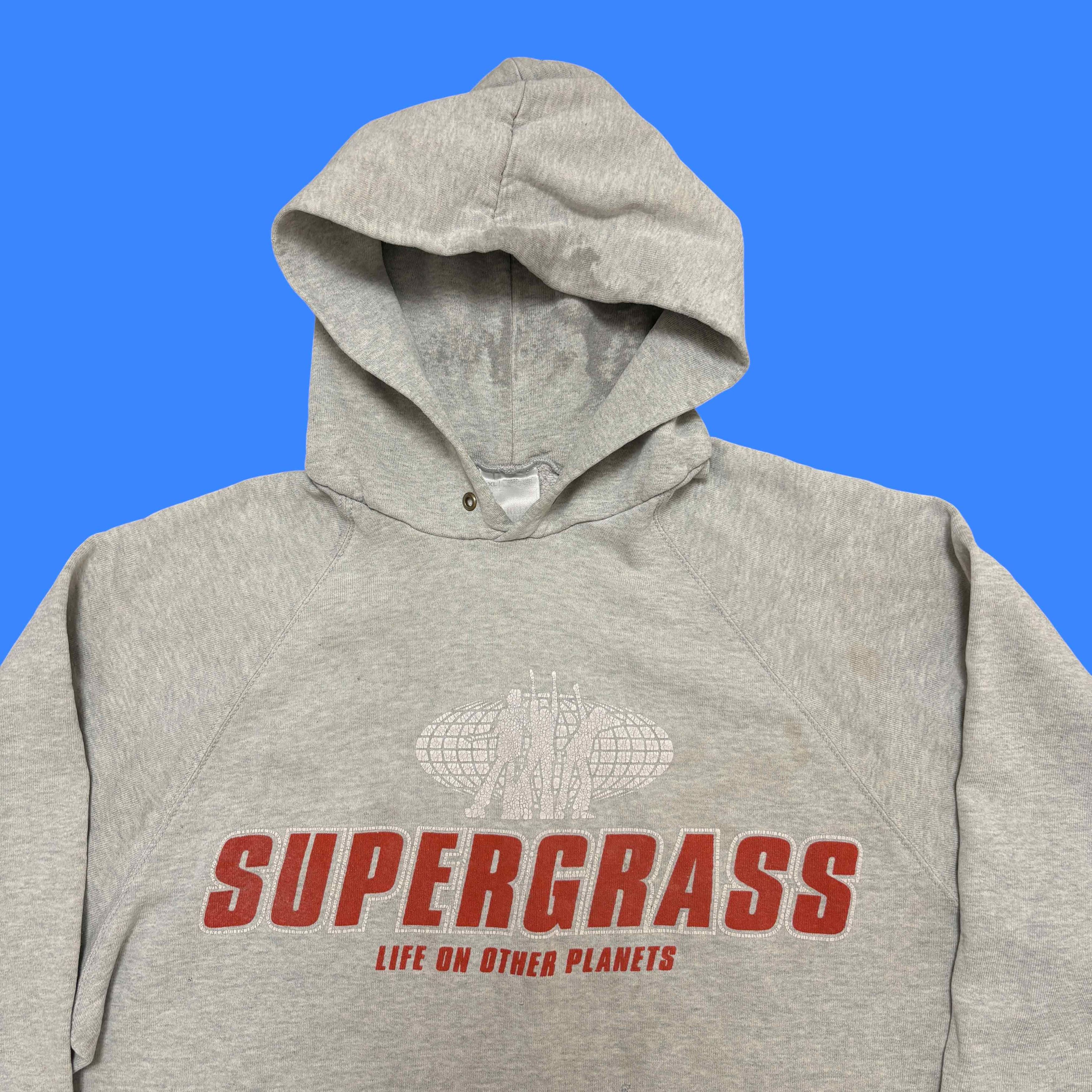 Band Tees Supergrass Vintage Band Hoodie 00s Britpop Music Merch Oasis Size US XL / EU 56 / 4 - 5 Thumbnail