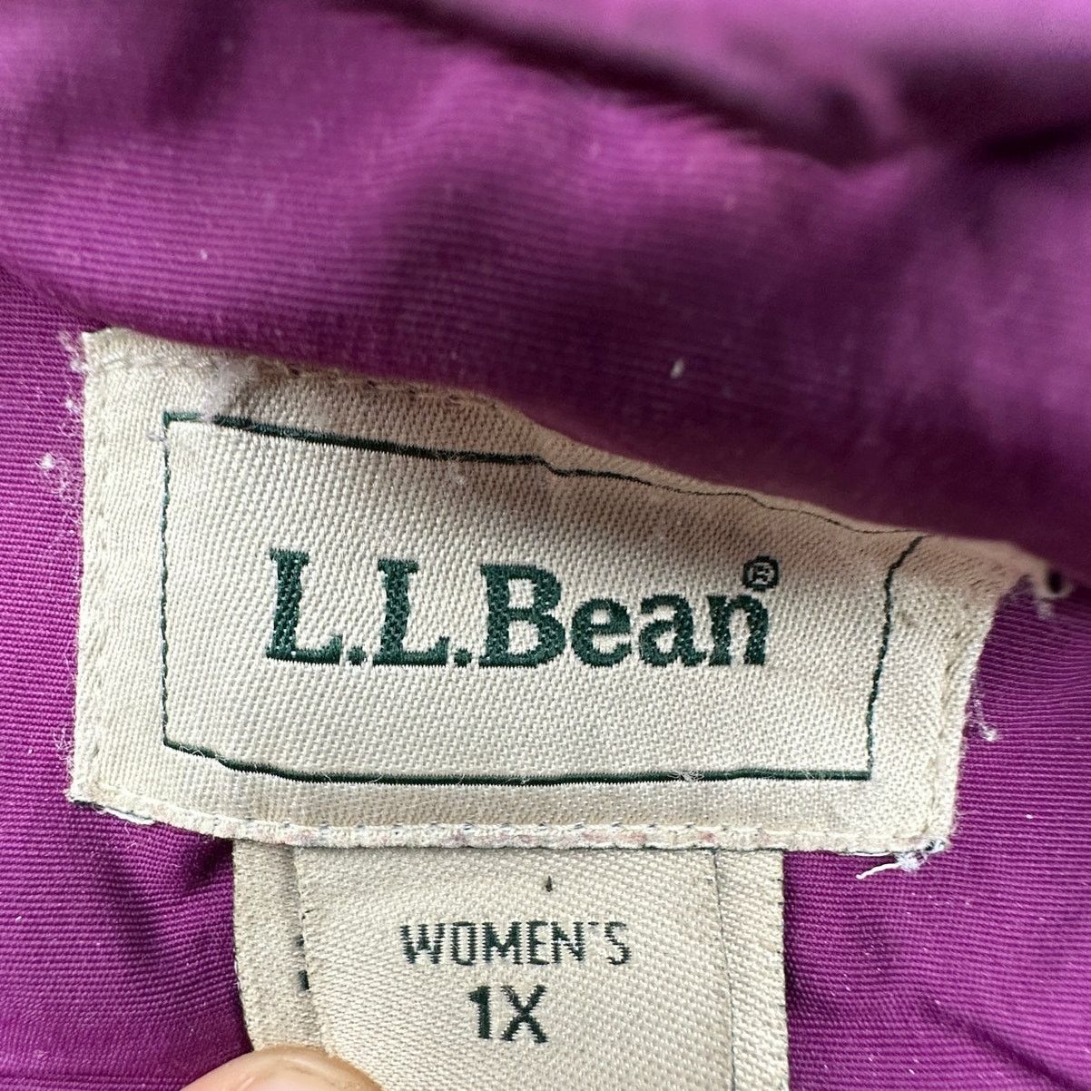 L.L. Bean LL Bean BDX3 Fleece Lined Hooded Parka Jacket Womens 1X Size ONE SIZE - 2 Thumbnail