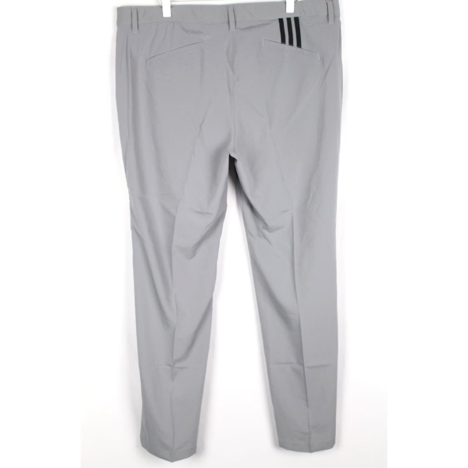 Adidas Adidas Adi Golf Pants Tapered 3 Stripe Lightweight 38 x 32 Grey GU2673 Mens Pants KD Size US 38 / EU 54 - 2 Thumbnail