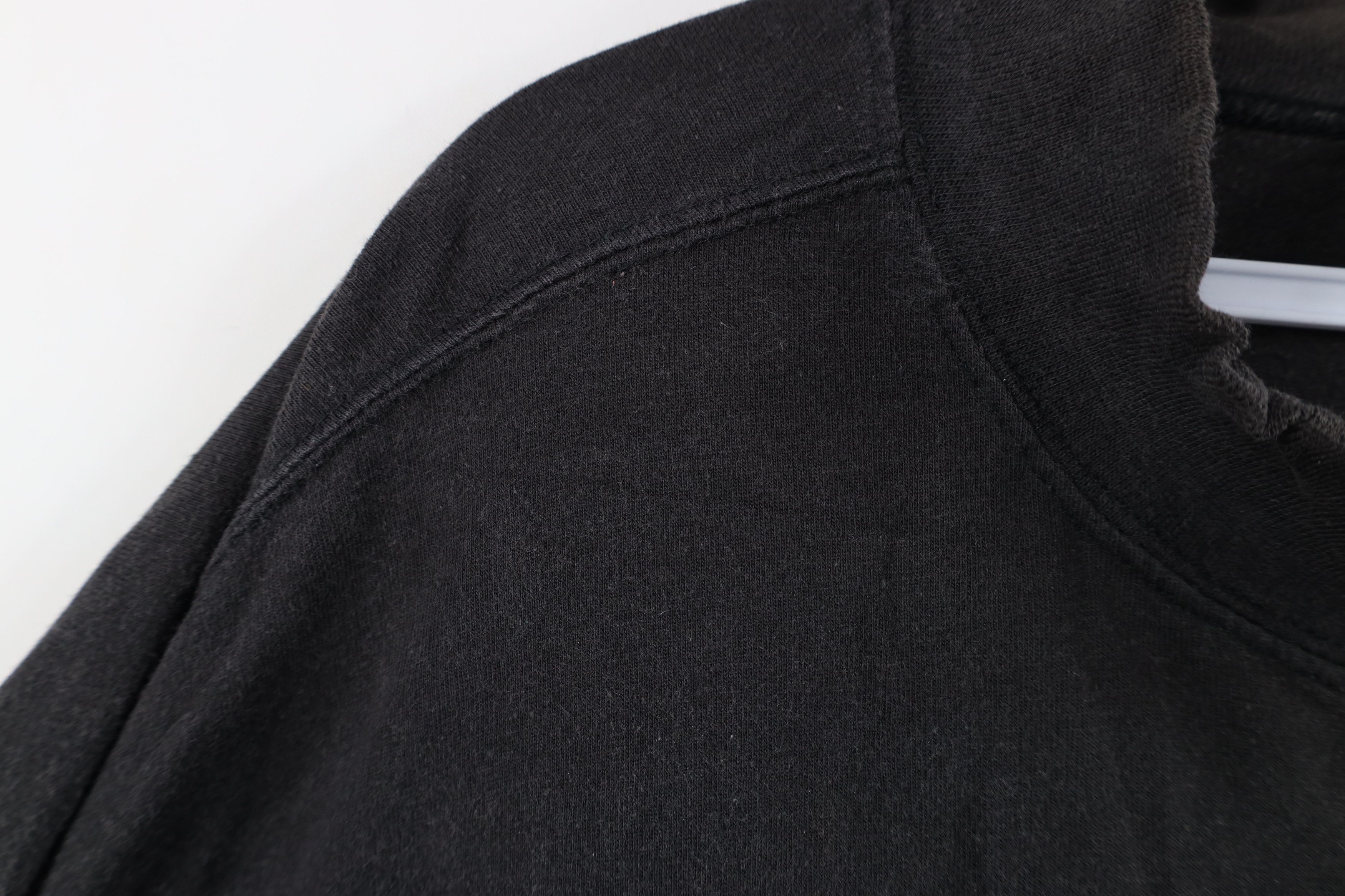 Vintage Vintage 90s Streetwear Blank Baggy Mock Neck T-Shirt Black Size US L / EU 52-54 / 3 - 6 Thumbnail