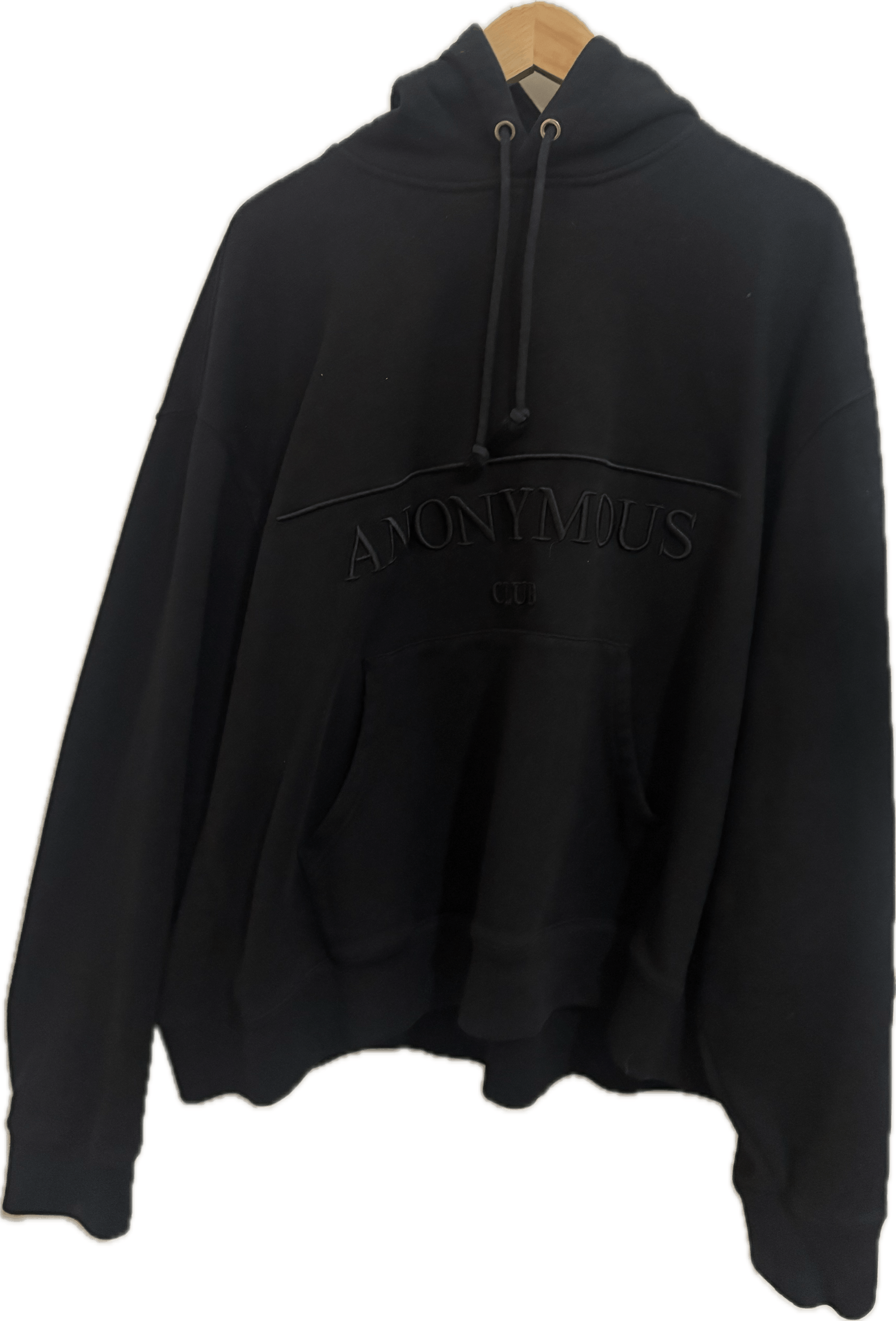 Anonymous Club × Hood By Air White Heritage Double Hoodie | Grailed