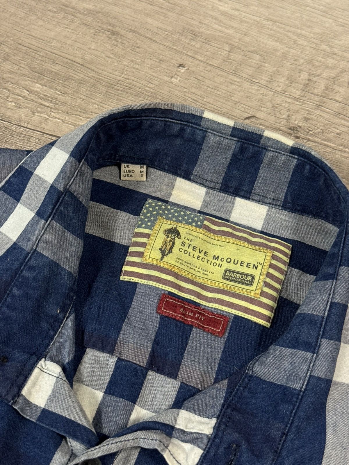 Barbour Barbour International Steve McQUEEN Checkered Slim Fit Shirt Size US M / EU 48-50 / 2 - 7 Thumbnail