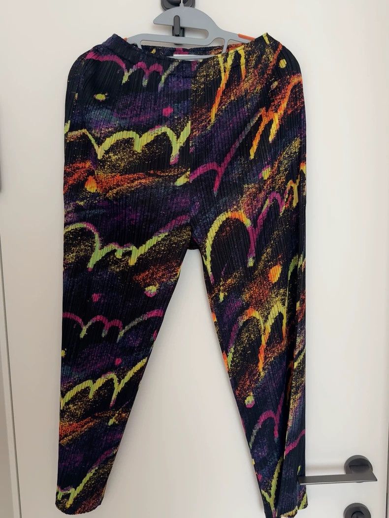 Issey Miyake Issey Miyake size:3 Black pleated pants Size 42" / US 20 - 1 Thumbnail