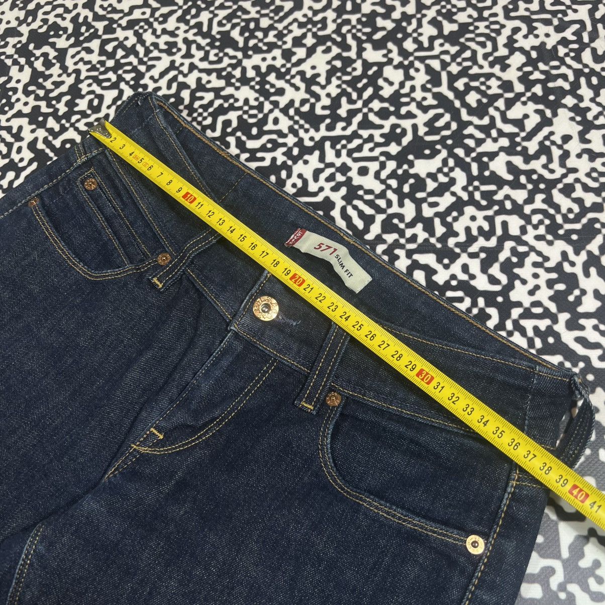 Levi's Vintage Y2K Levis 571 Slim Fit Casual Jeans Size 29" - 15 Thumbnail