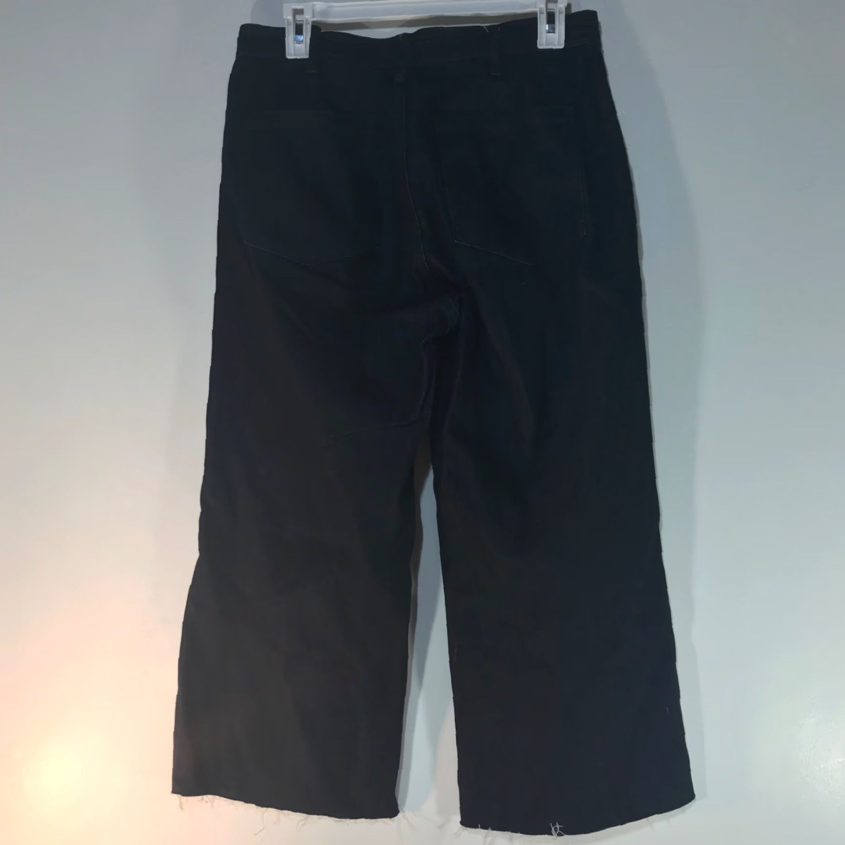 Gap Gap Womens Cropped Wide Leg Jeans 28R High Rise Denim Casual Summer Spring Fall Blue Size 28" / US 6 / IT 42 - 3 Thumbnail