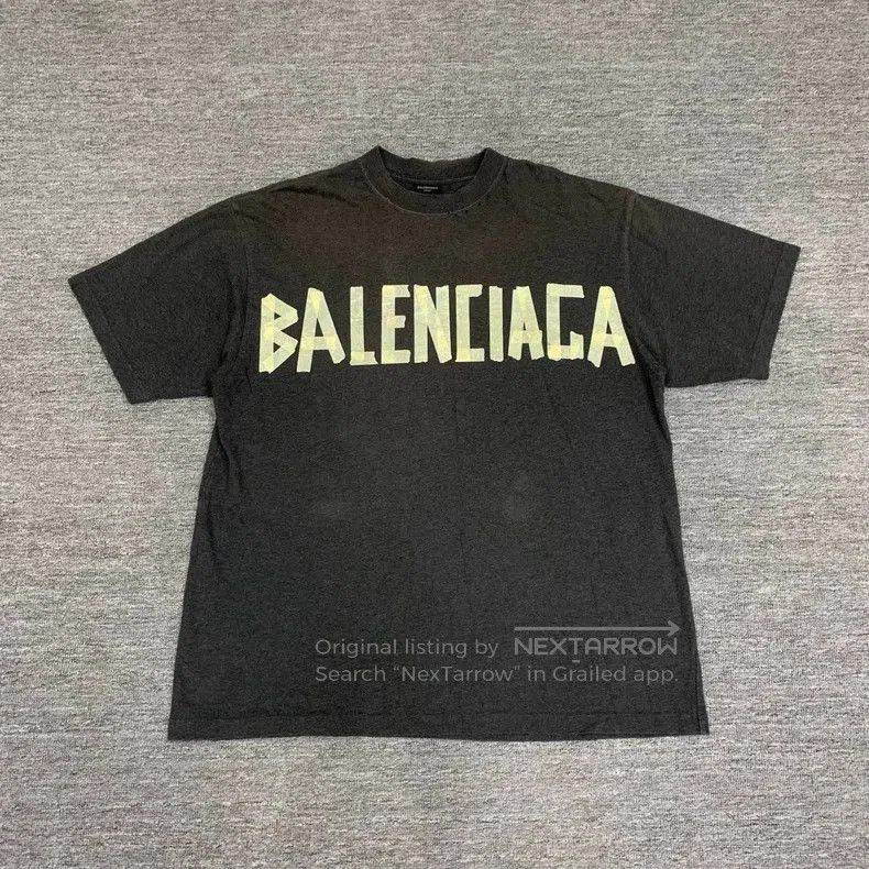 Other Balenciaga Black Washed Short Sleeve. Size US L / EU 52-54 / 3 - 1 Thumbnail