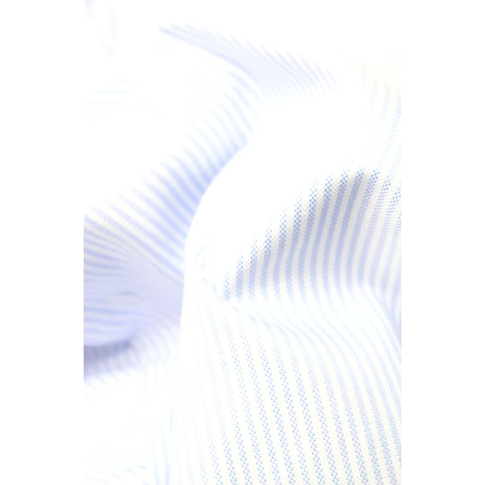 Suitsupply Suitsupply Pinstripe Button-Up Formal Shirt Men 40 / 15 3/4 Blue White Slim Extra Slim Fit Cuff Size 40R - 7 Thumbnail