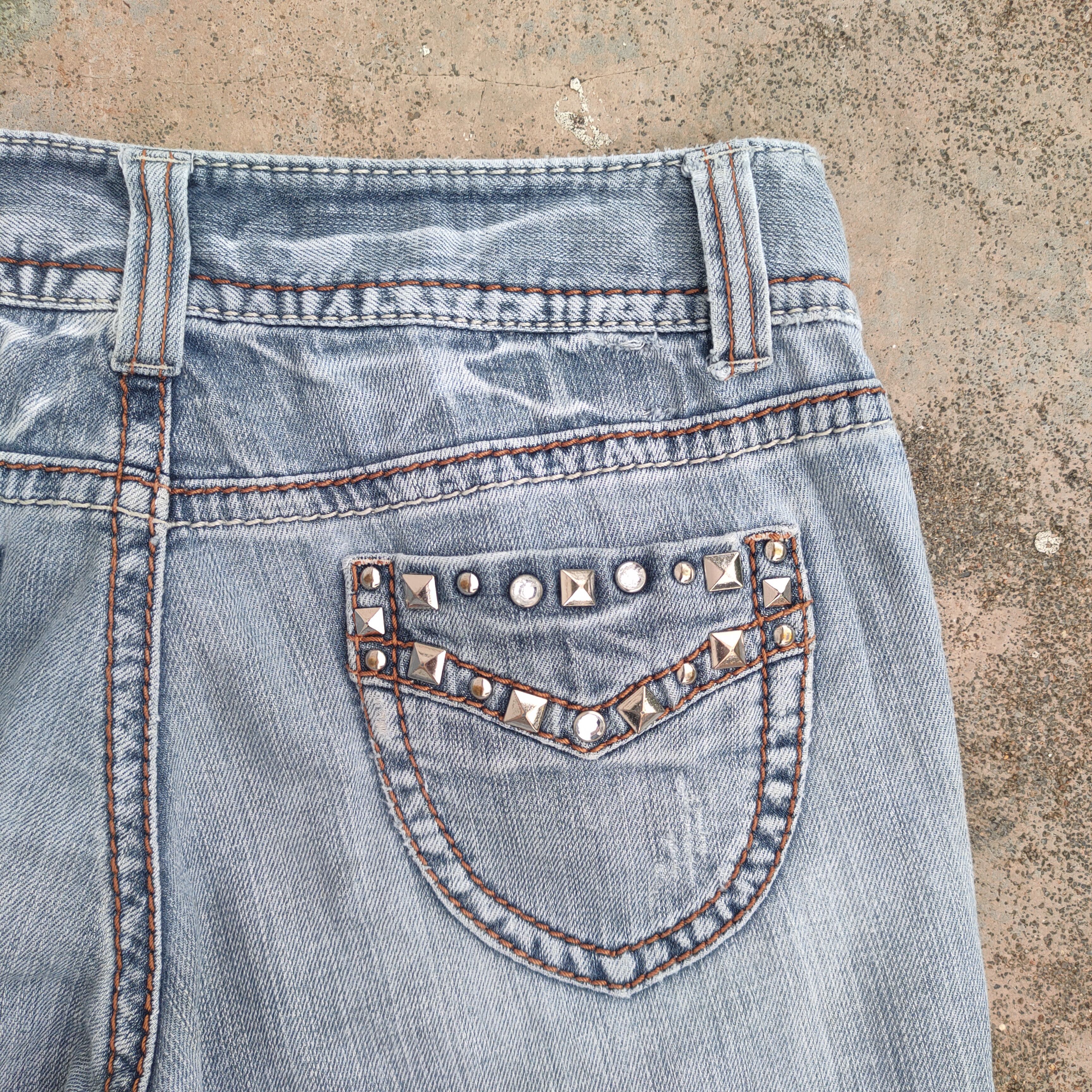 Japanese Brand × Jean VINTAGE THEORIA FLARE FADED RIPPED JEANS DENIM PANTS Size US 29 - 12 Thumbnail