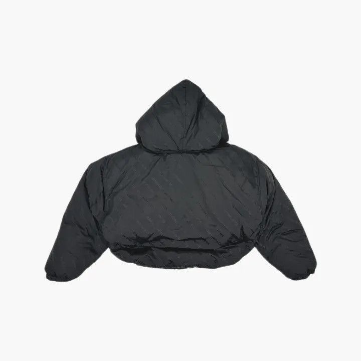 Alexander Wang Alexander Wang Black Logo Puffed Jacket for Women - Size L / US 10 / IT 46 - 3 Thumbnail