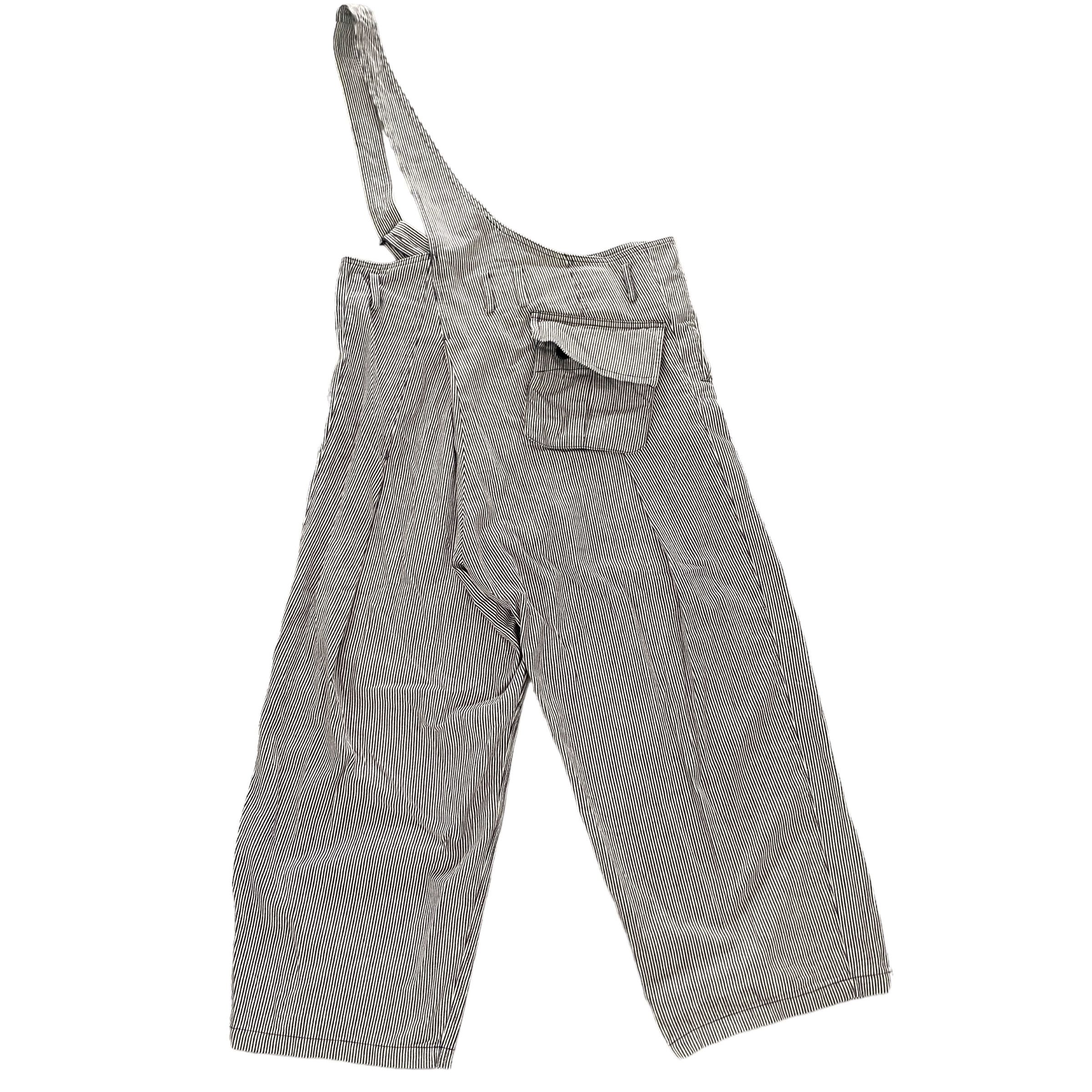 Yohji Yamamoto Vintage YS by Yohji Yamamoto Overall Striped Hickory Size US 36 / EU 52 - 3 Thumbnail