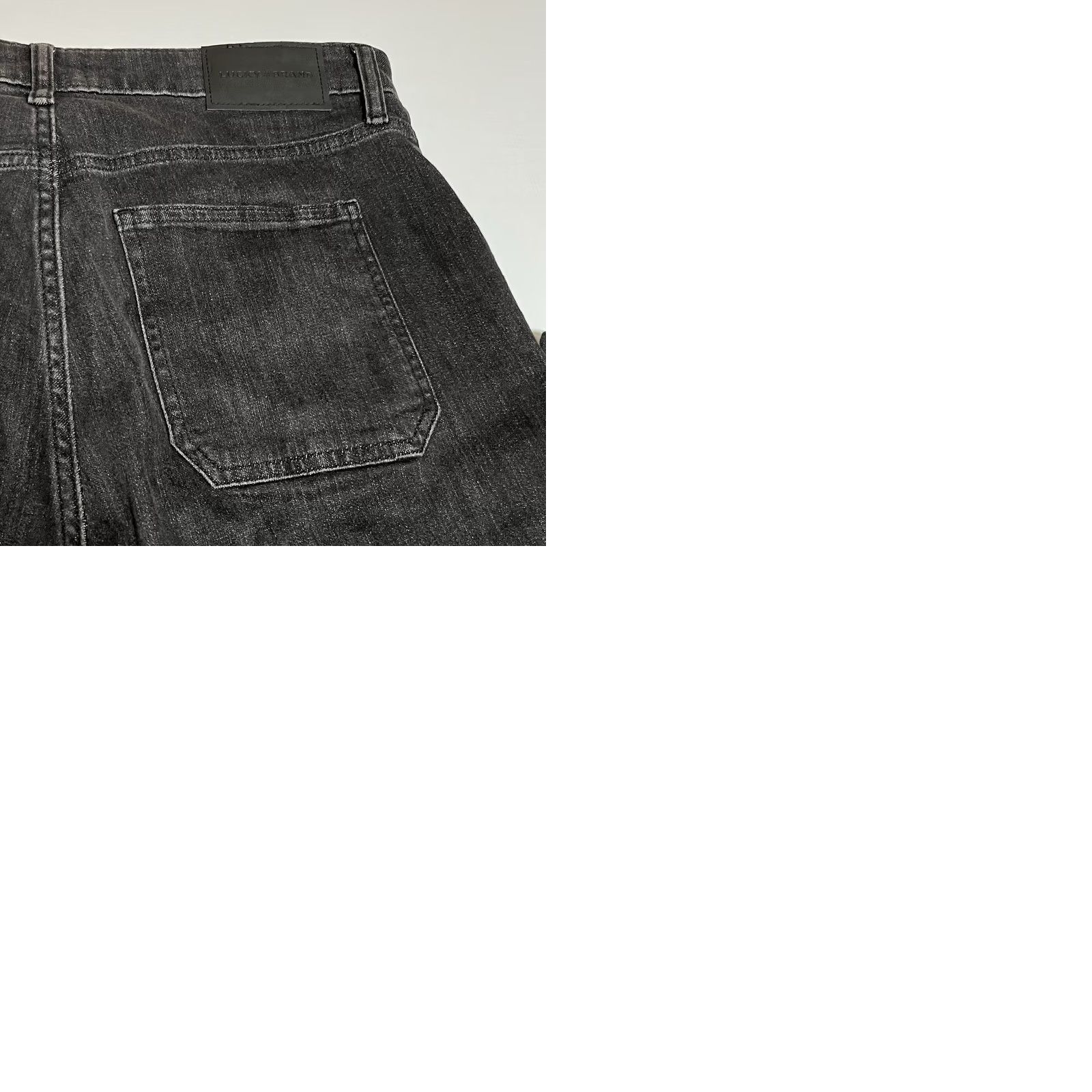 Lucky Brand VINTAGE Lucky Brand Jeans Womens Flare High Rise 34x30 Black Denim 14/32A Bohemian Retro Size 24" / US 00 / IT 34 - 9 Thumbnail