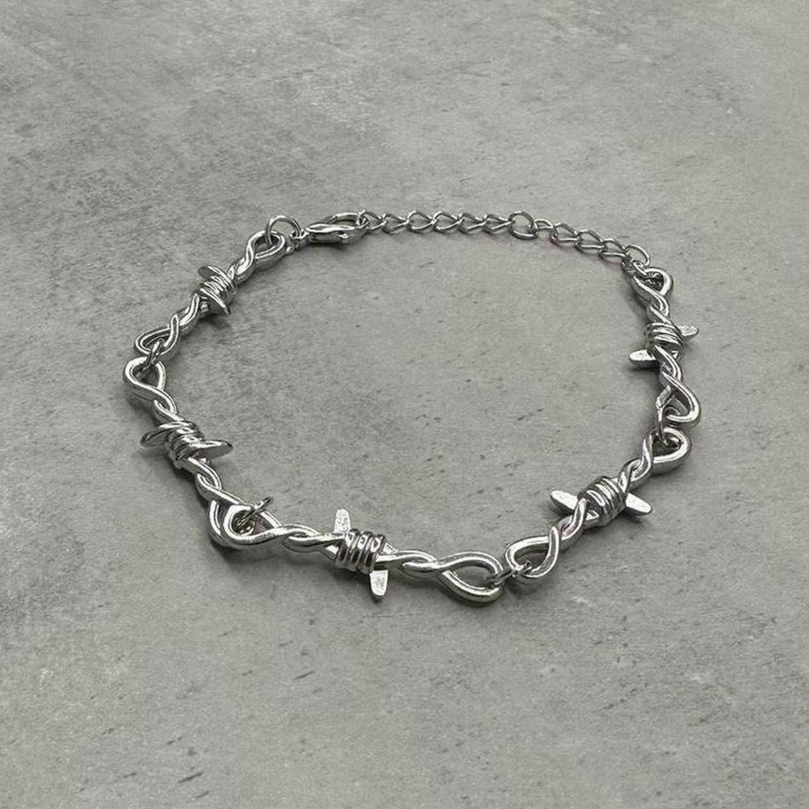 Other Barbed wire stainless steel silver Size ONE SIZE - 2 Thumbnail