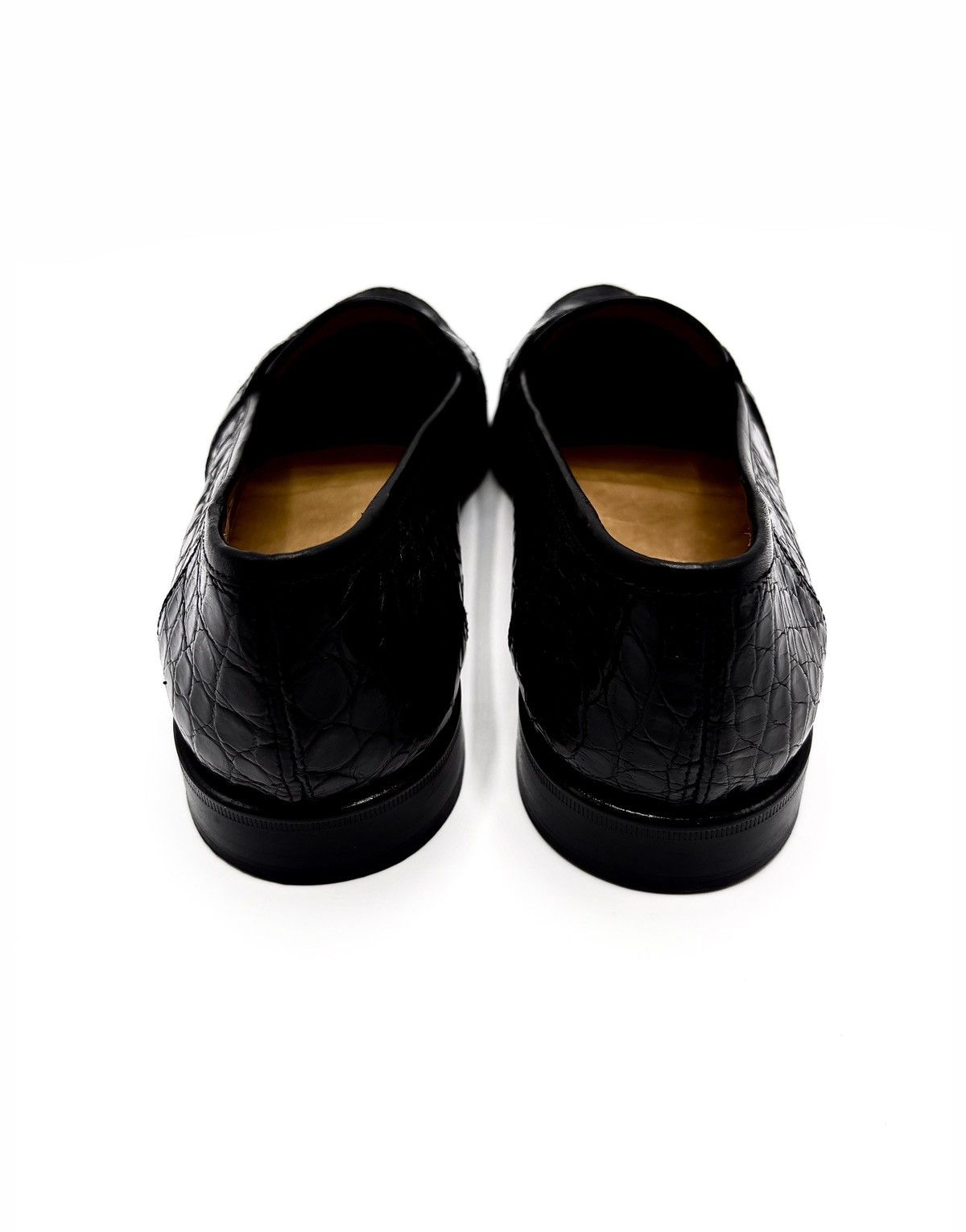 Zelli Zelli Tuscany Genuine Crocodile Leather Penny Loafers Size US 9.5 / EU 42-43 - 6 Thumbnail