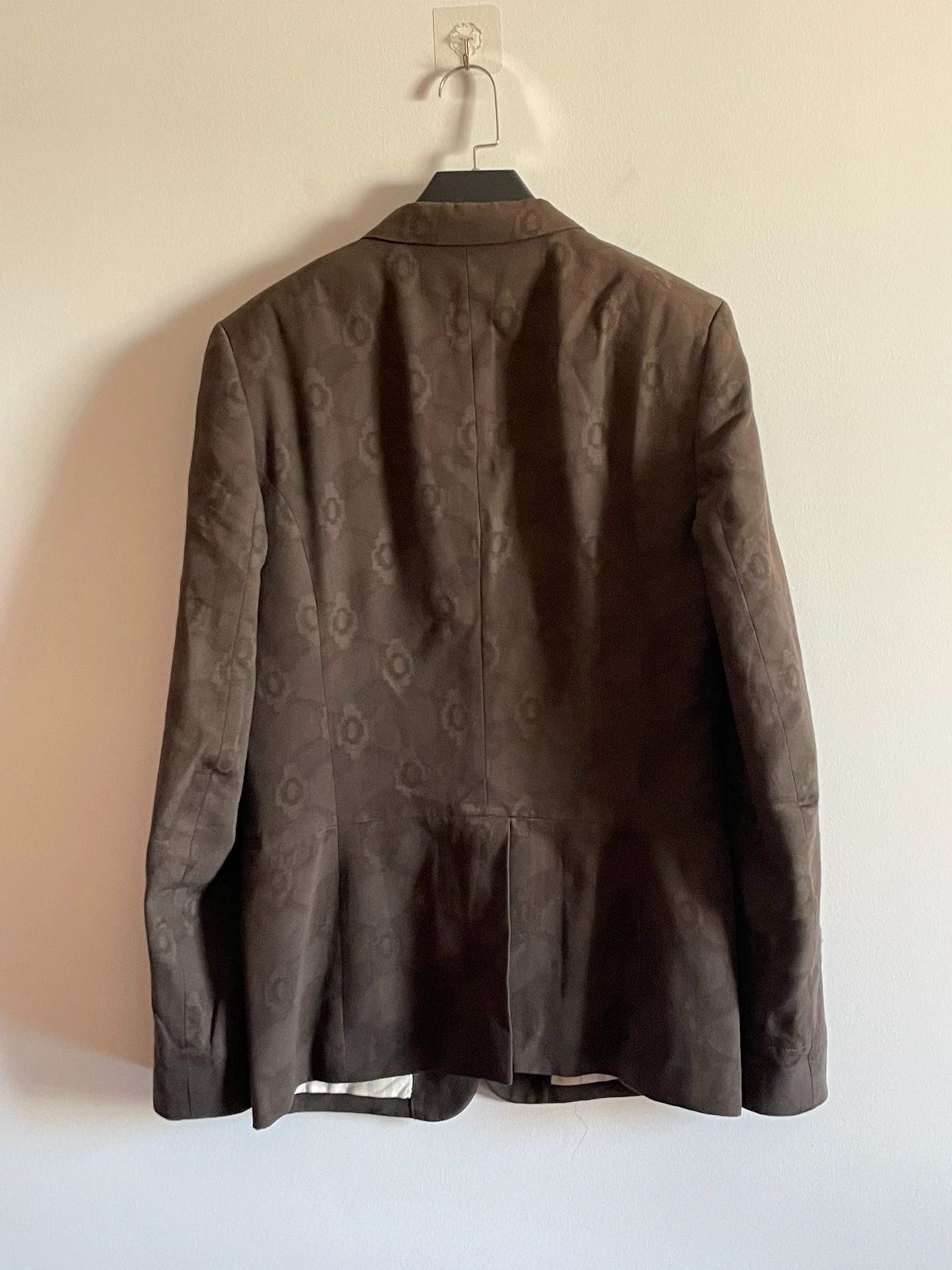 Ann Demeulemeester Ann Demeulemeester S/S12 Tobacco Jacquard Suit Size S Size US S / EU 44-46 / 1 - 6 Thumbnail
