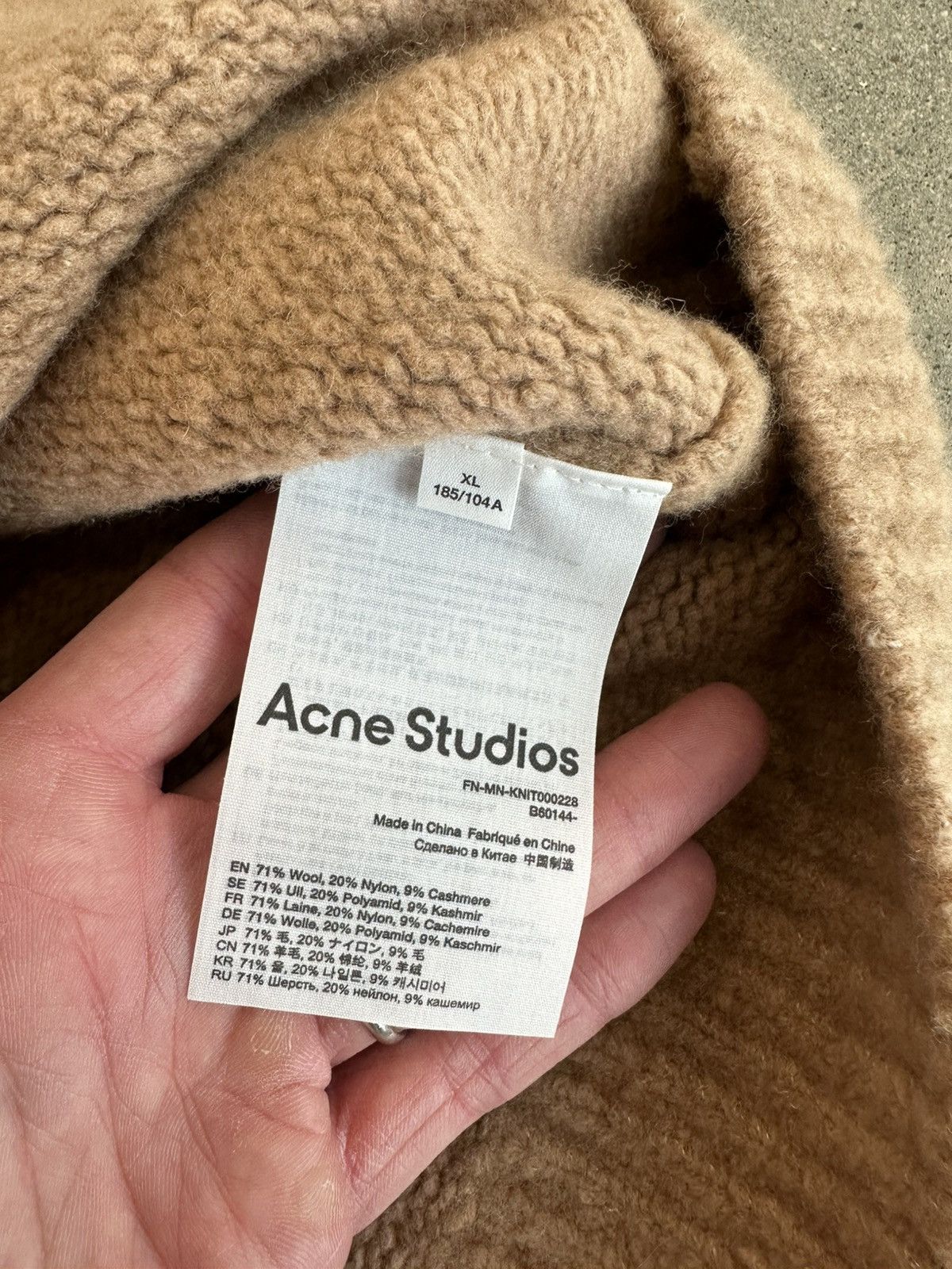 Acne Studios Acne Studios Oversized Cardigan Size US XL / EU 56 / 4 - 3 Thumbnail