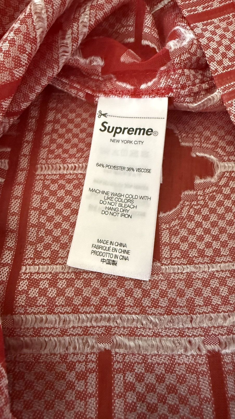 Supreme Supreme Tray Jacquard Shirt Red Small 2024 Size US S / EU 44-46 / 1 - 4 Thumbnail