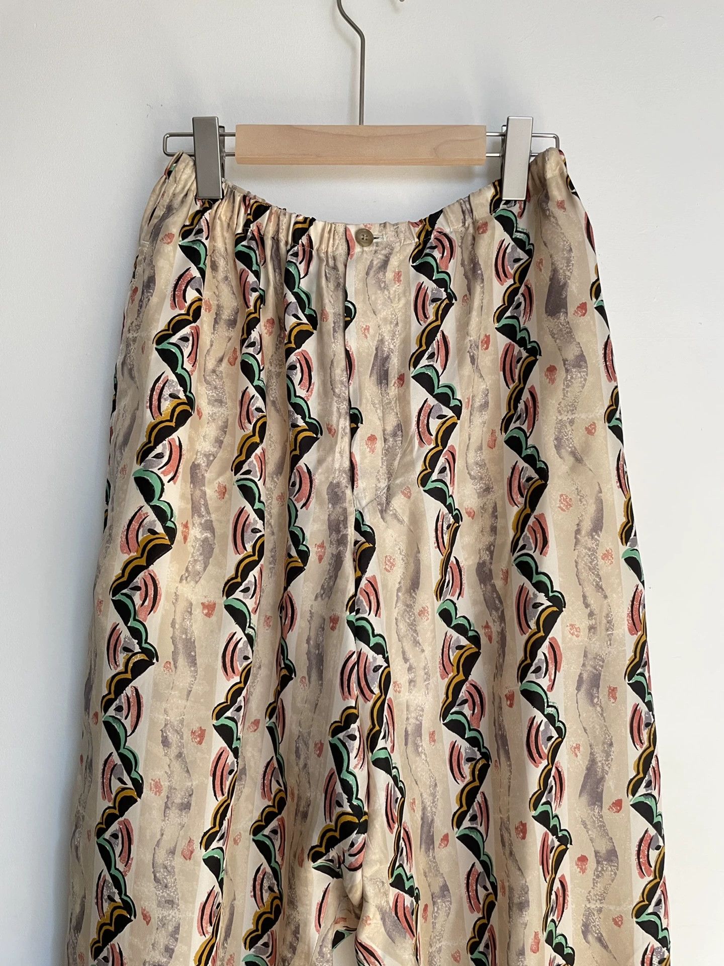 Yohji Yamamoto Yohji Yamamoto 1993SS Silk Patterned Trousers M Size US 32 / EU 48 - 6 Thumbnail