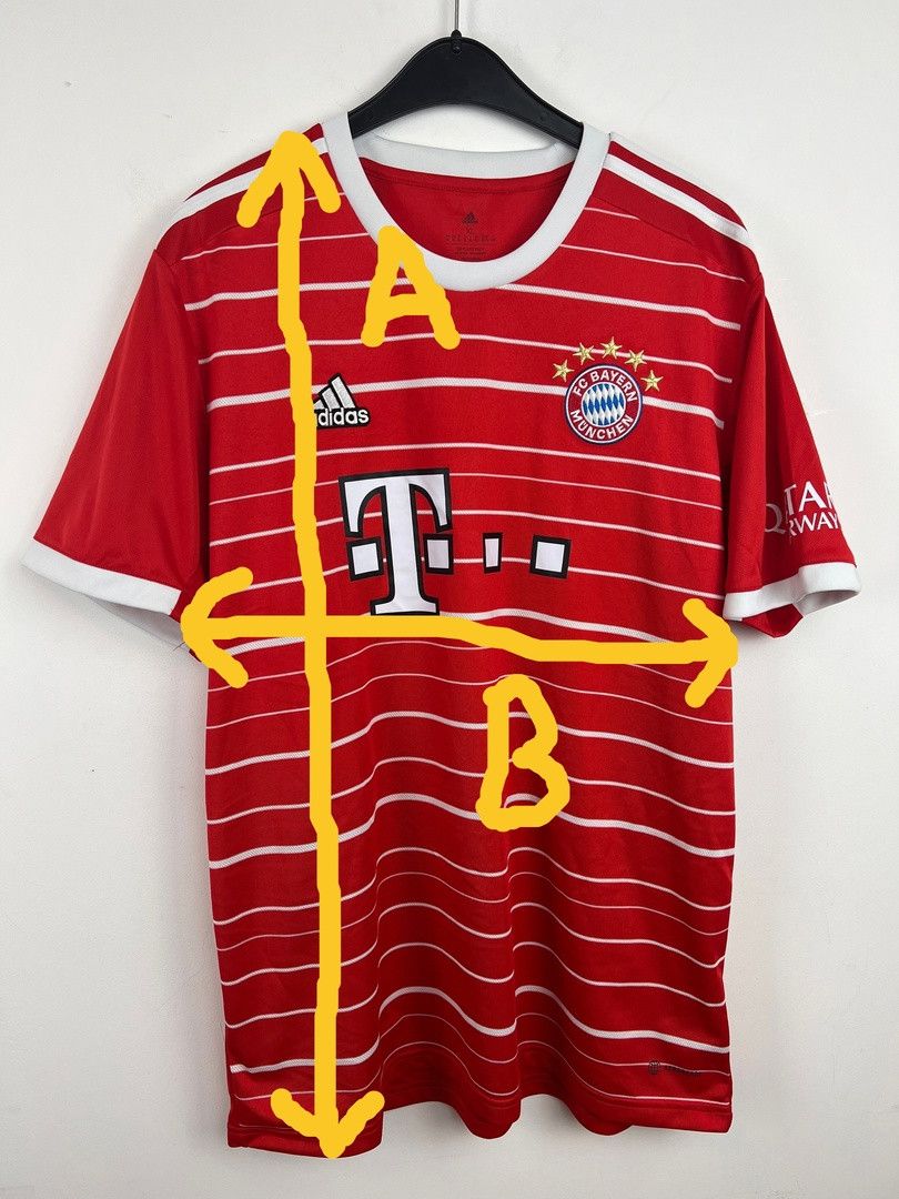 Adidas 2022-2023 FC BAYERN MUNCHEN HOME FOOTBALL Kit SHIRT JERSEY Size US XL / EU 56 / 4 - 2 Thumbnail