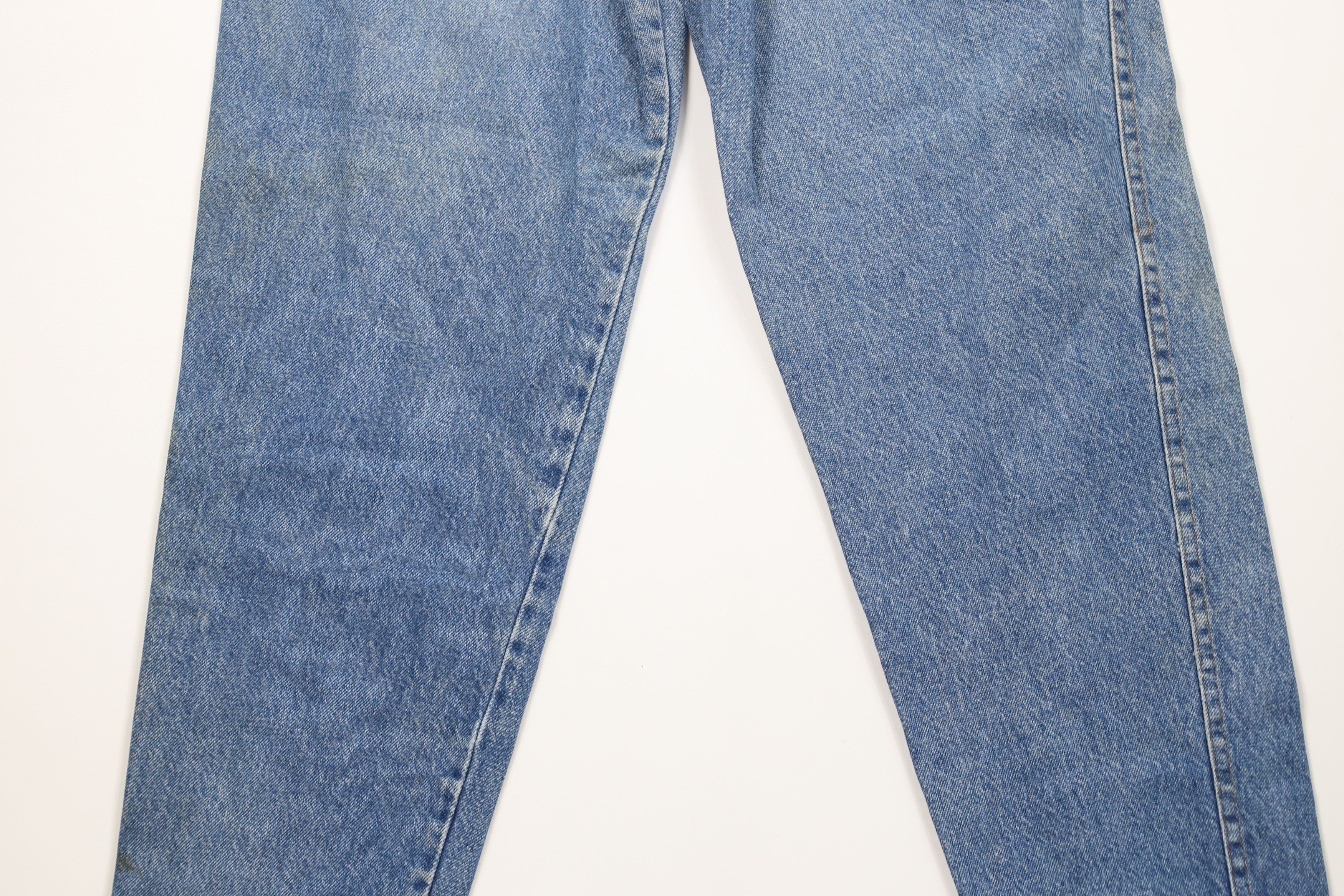 Vintage Vintage 90s Streetwear High Waist Tapered Jeans Blue USA Size 32" / US 10 / IT 46 - 14 Thumbnail