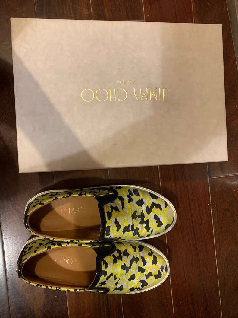 Jimmy Choo Jimmy Choo Women's Slip-On Sneakers。Q9 Size US 7 / IT 37 - 1 Thumbnail