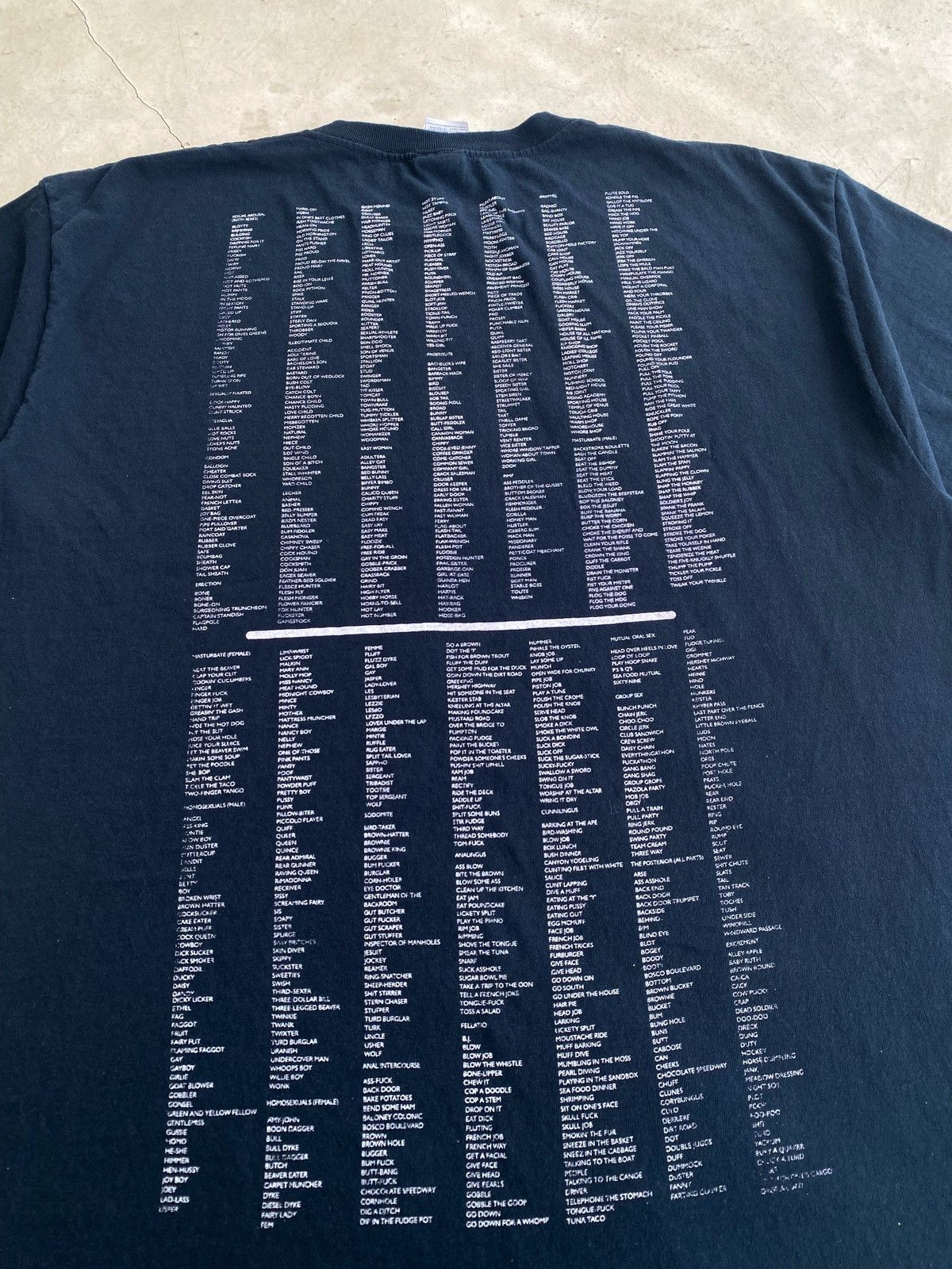 Vintage Vintage GEORGE CARLIN 2000 DIRTY WORDS AND IMPOLITE PHRASES Size US XL / EU 56 / 4 - 6 Thumbnail