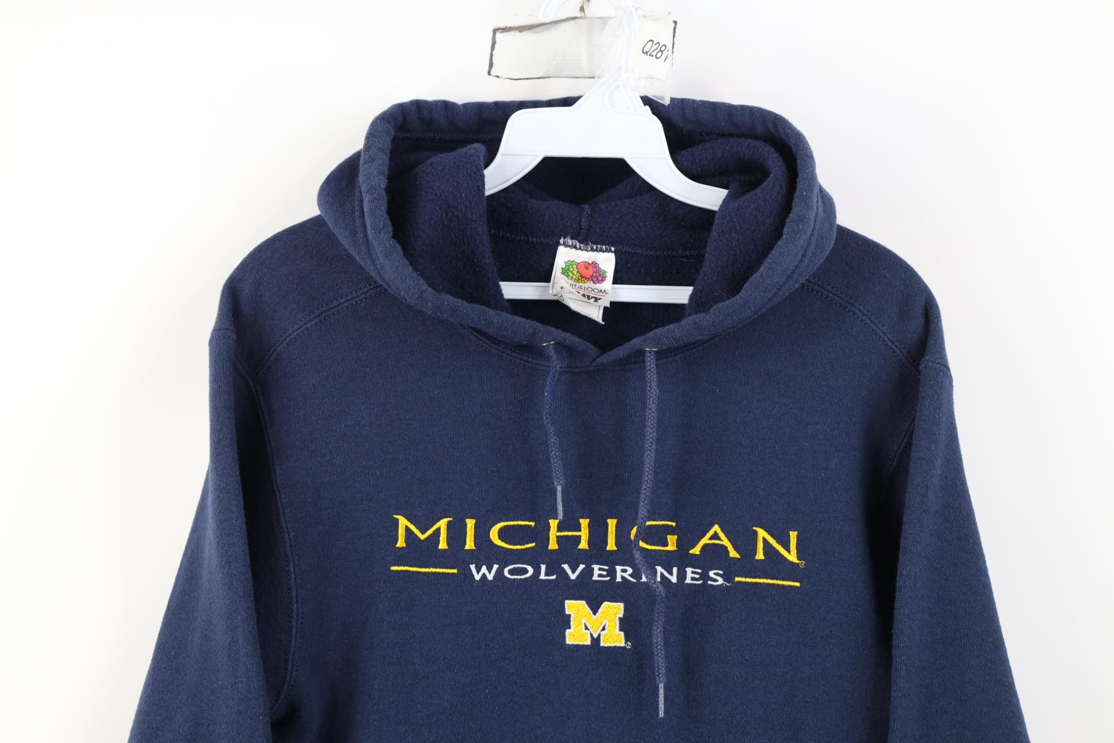 Vintage Vintage 90s University of Michigan Hoodie Sweatshirt Size US S / EU 44-46 / 1 - 2 Thumbnail
