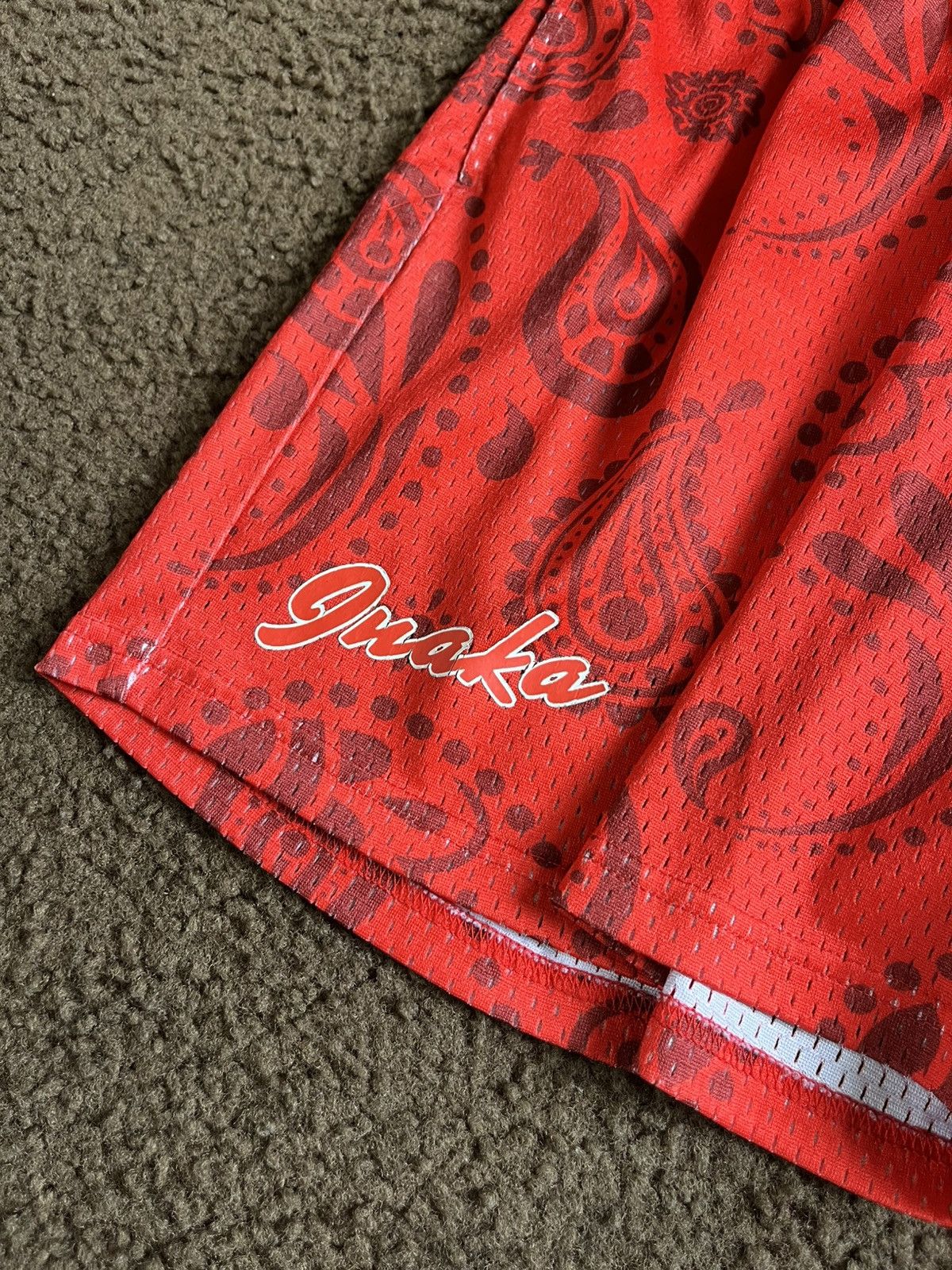 Other Inaka Power Red Bandana Shorts Size US 32 / EU 48 - 3 Thumbnail