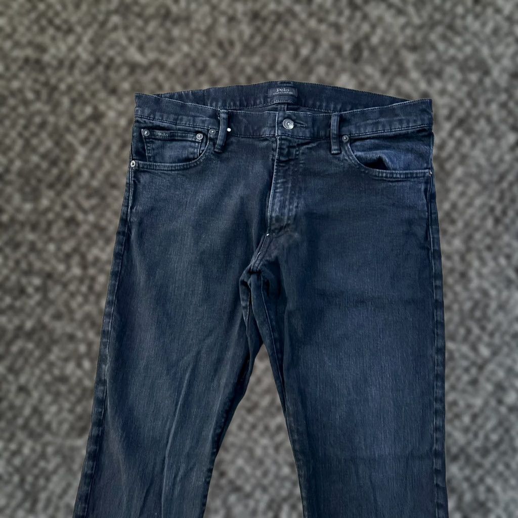 Polo Ralph Lauren Polo Ralph Lauren Varick Slim Straight Jeans Mens 34x30 Black Denim Straight Jeans Mens 34 Black Denim Size US S / EU 44-46 / 1 - 1 Thumbnail