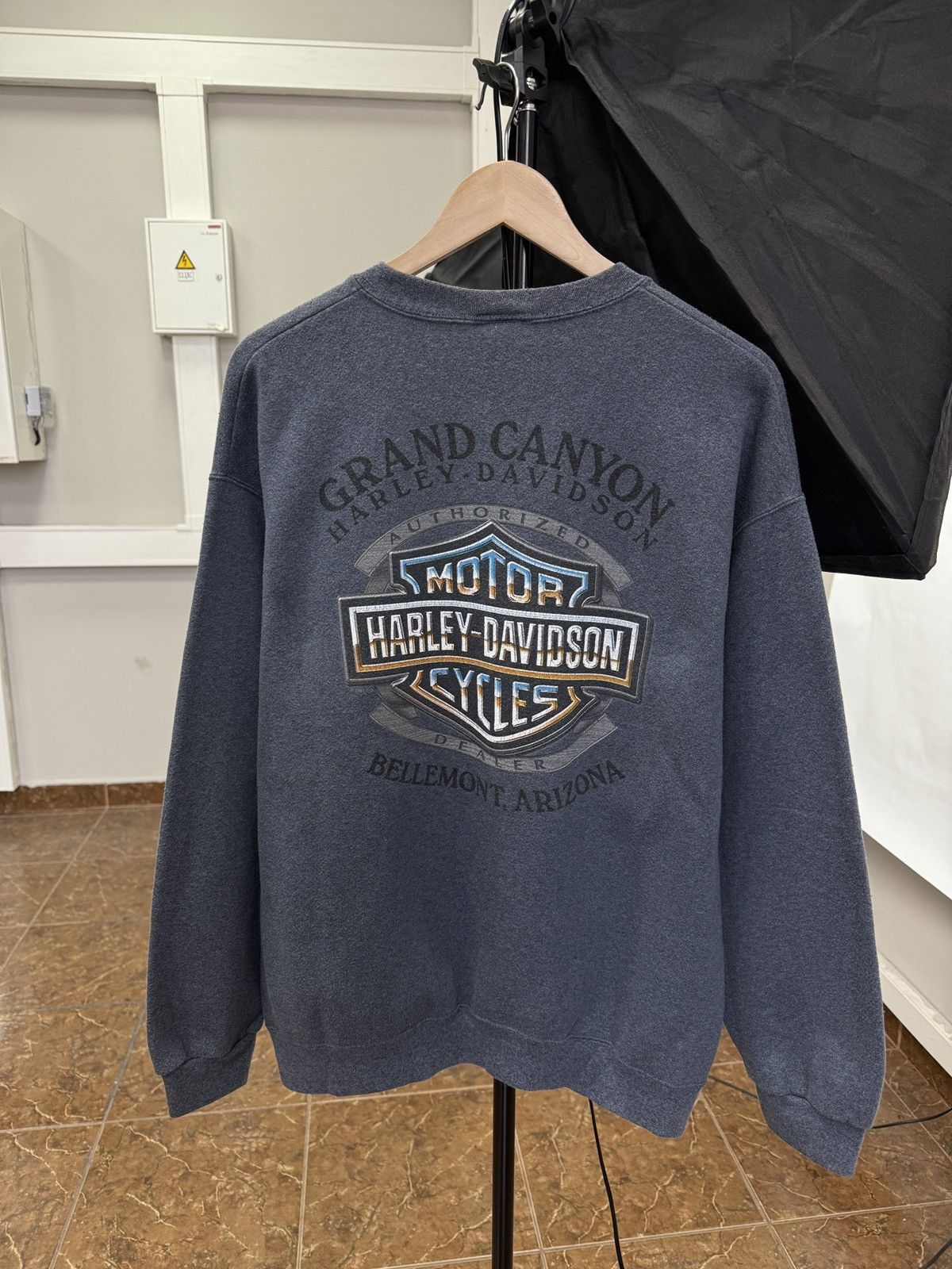 Harley Davidson 🇺🇸Vintage Y2K Harley Davidson Grand Canyon Arizona Sweatshirt Size US L / EU 52-54 / 3 - 1 Thumbnail