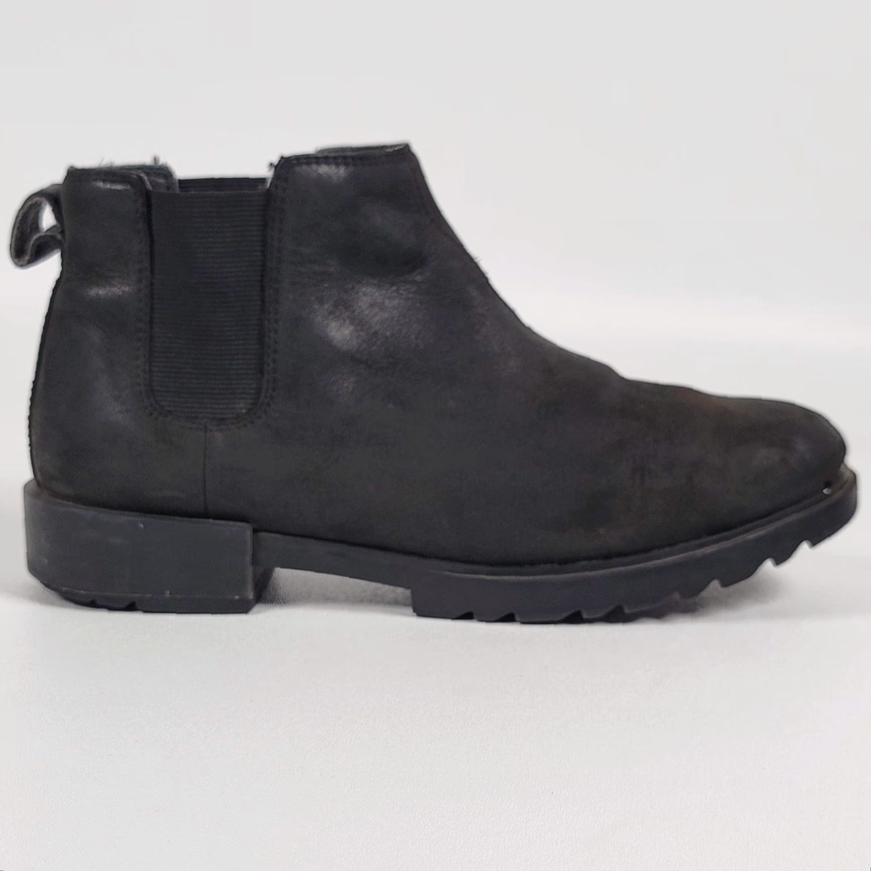 SOREL Sorel Emelie II Womens Chelsea Boots Black Leather Waterproof Size 8.5 US 39.5 Size US 9 / IT 39 - 3 Thumbnail