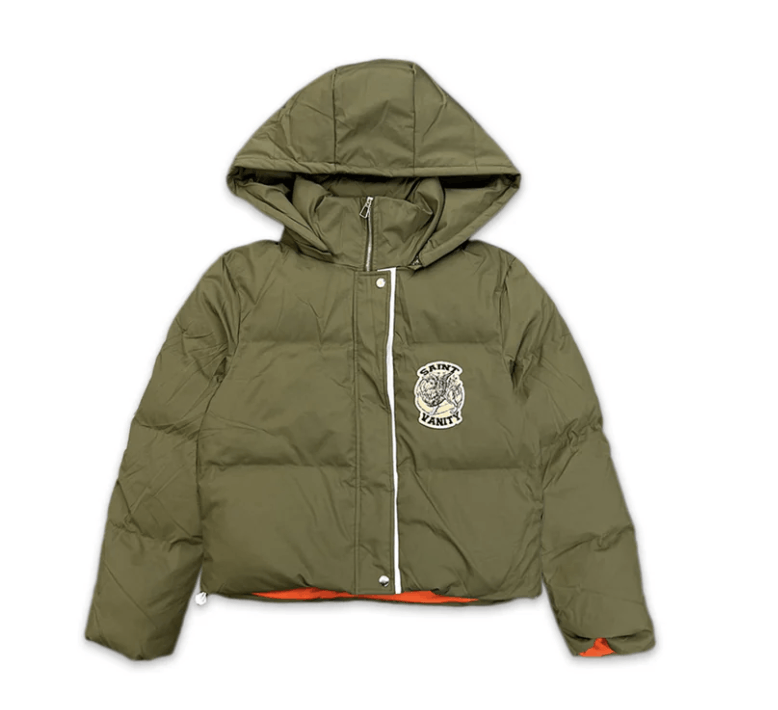 Saint Vanity Saint Vanity 'Green' Puffer Coat Size US M / EU 48-50 / 2 - 1 Preview