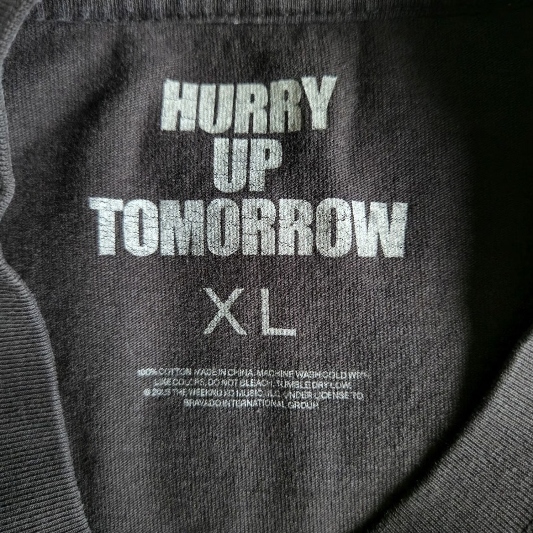 Vintage The Weeknd Hurry Up Tomorrow Tour Official Merch XO Black XL Graphic T-Shirt Tee Size US XL / EU 56 / 4 - 5 Thumbnail