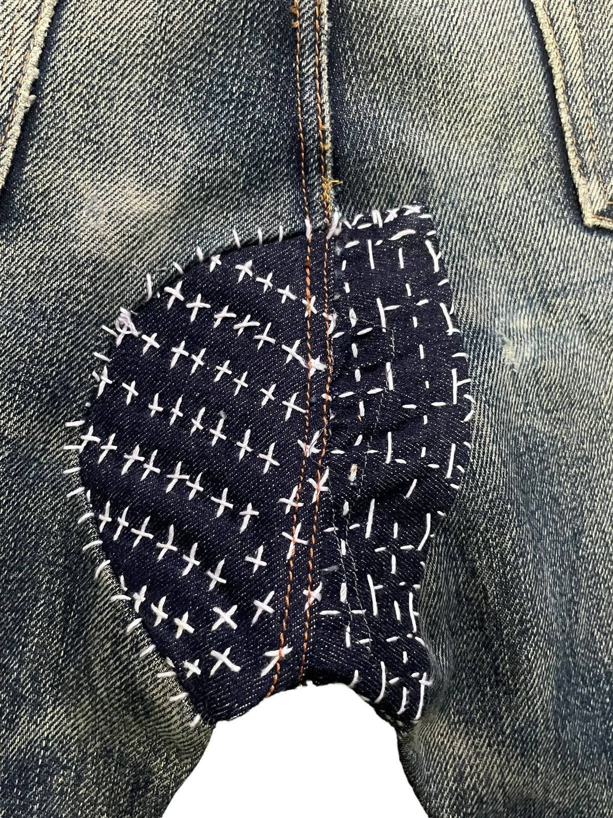 KOJIMA GENES × Vintage Vintage Kojima Genes Selvedge Distresed Denim Size US 34 / EU 50 - 9 Thumbnail