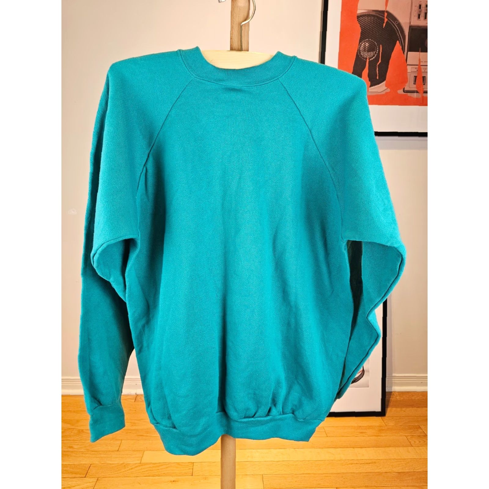 Fruit Of The Loom Fruit of the Loom Sweatshirt 50/50 80s 90s VINTAGE SZ XL White Beige 23 INCH CHEST 34 INCH TOP TO BOTTOM Mens XL Size US XL / EU 56 / 4 - 5 Thumbnail